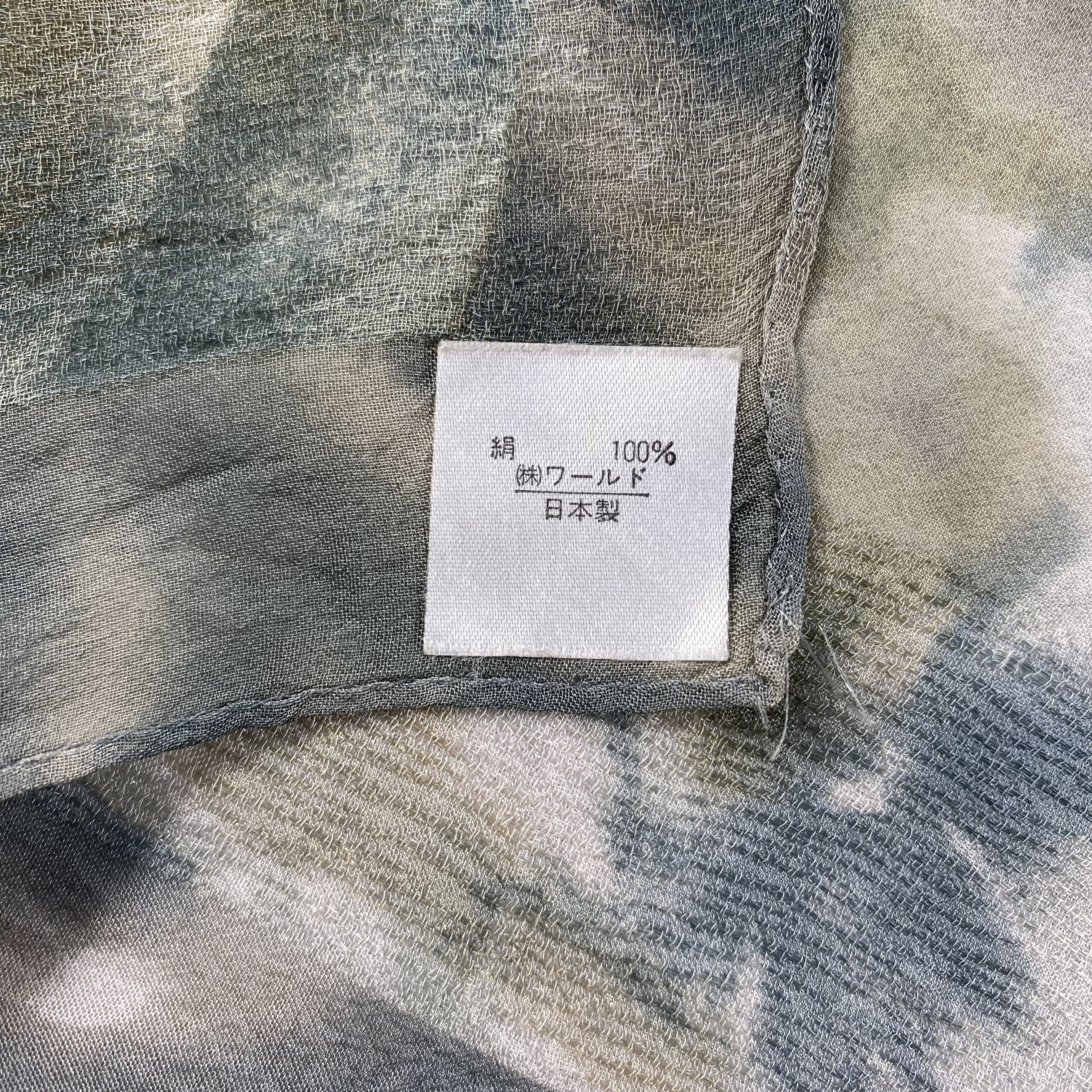 Japanese Brand × Vintage Vintage Floral Silk Scarf SS084 Size ONE SIZE - 5 Thumbnail