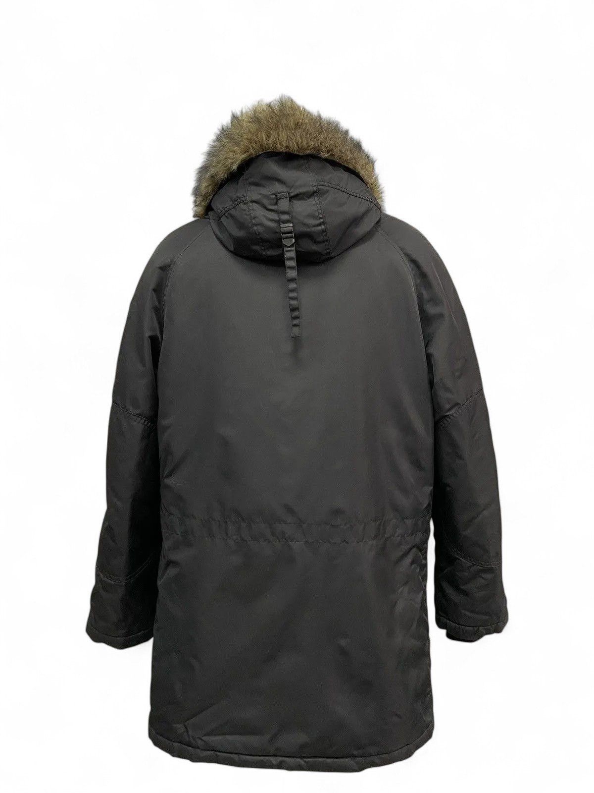Alpha Industries Vintage Black Parka Jacket Faux Fur Hood Military Size US S / EU 44-46 / 1 - 7 Thumbnail