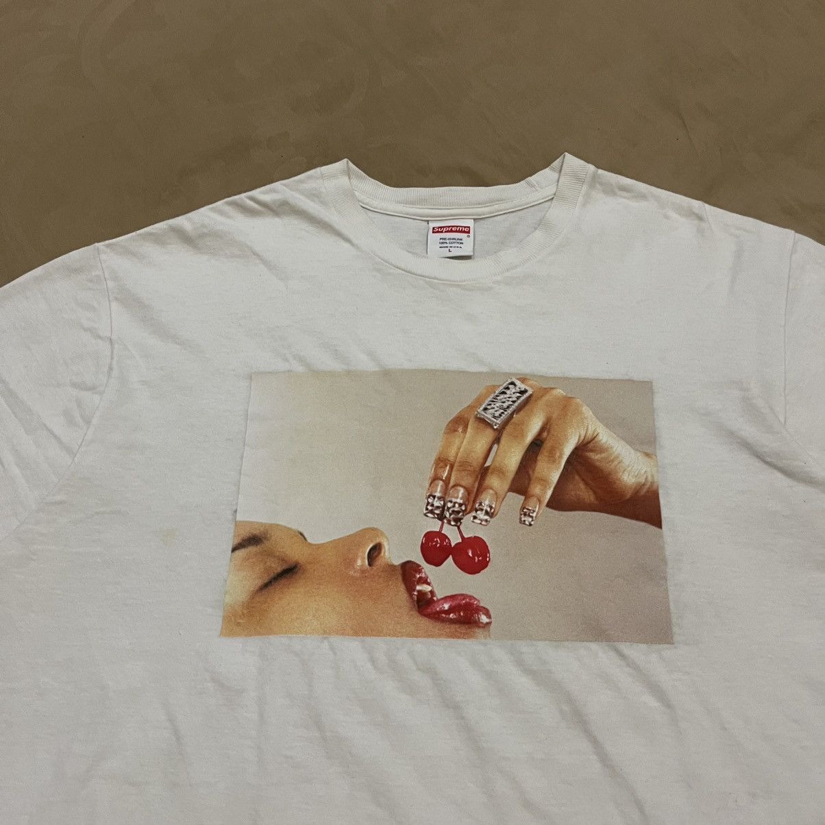 Supreme SS20 Supreme Cheeries Tee Size US L / EU 52-54 / 3 - 2 Thumbnail