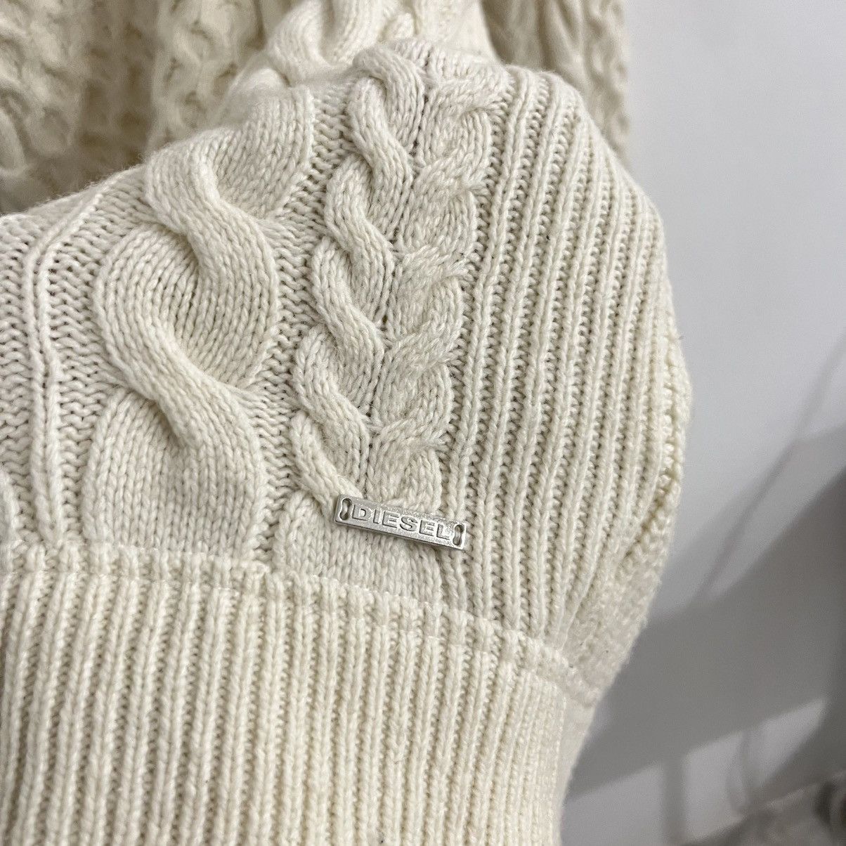Diesel Diesel Cable Knitted Sweater Size US L / EU 52-54 / 3 - 5 Thumbnail