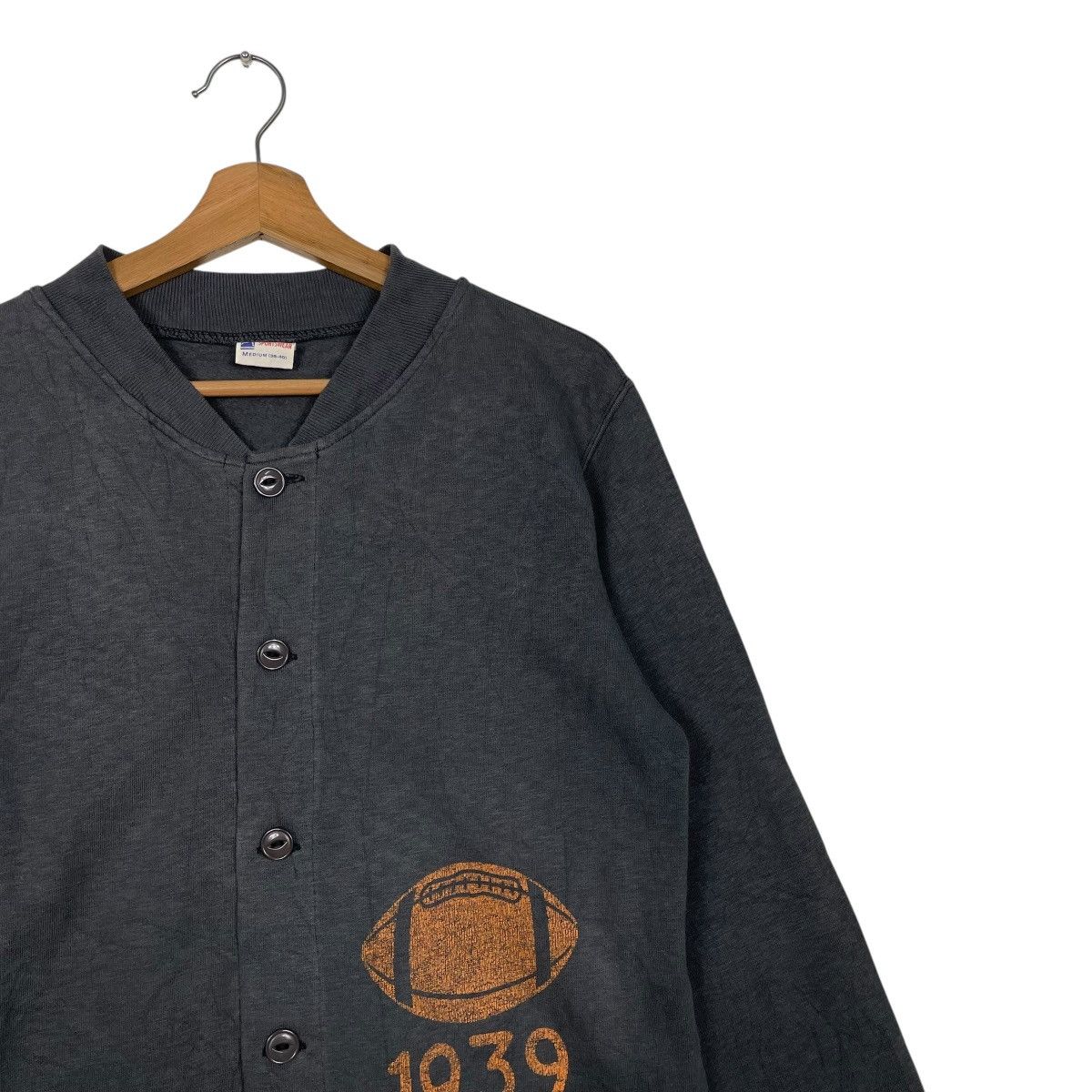 Champion Vintage Champion Running Man Button Up Sweater Size US M / EU 48-50 / 2 - 5 Thumbnail