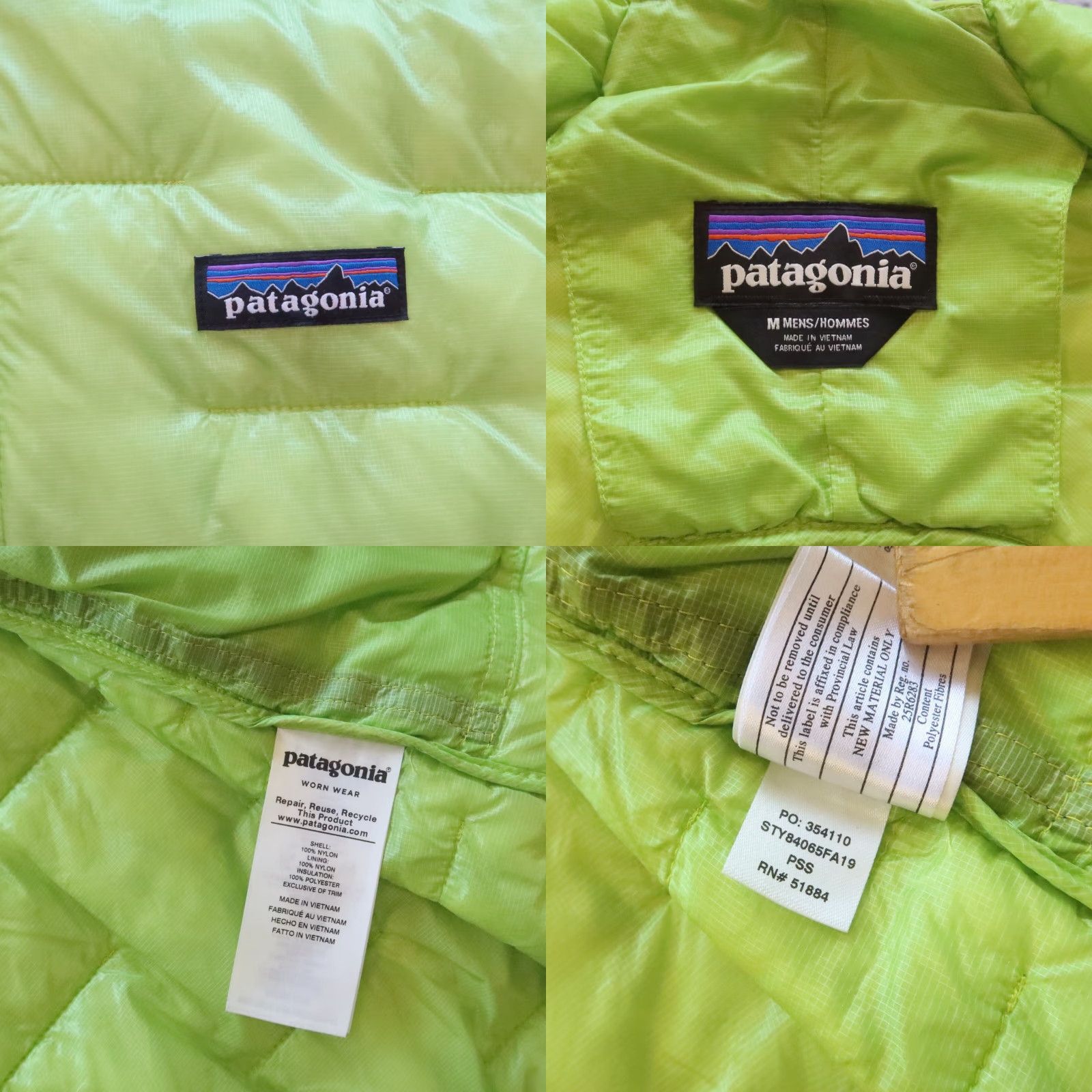 Patagonia Patagonia Micro Puff Jacket Worn Wear Size M Men's Green Size US M / EU 48-50 / 2 - 8 Thumbnail