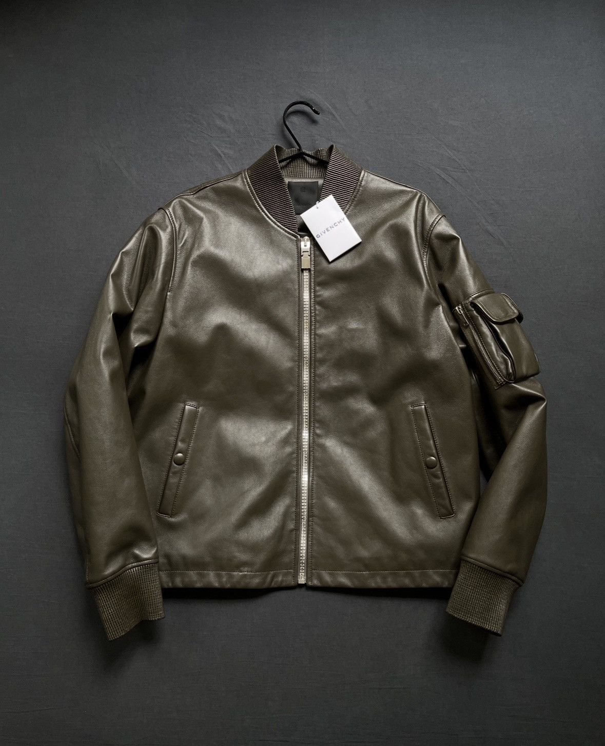 Givenchy Nappa Leather Bomber Givenchy By MMW Size US M / EU 48-50 / 2 - 1 Thumbnail