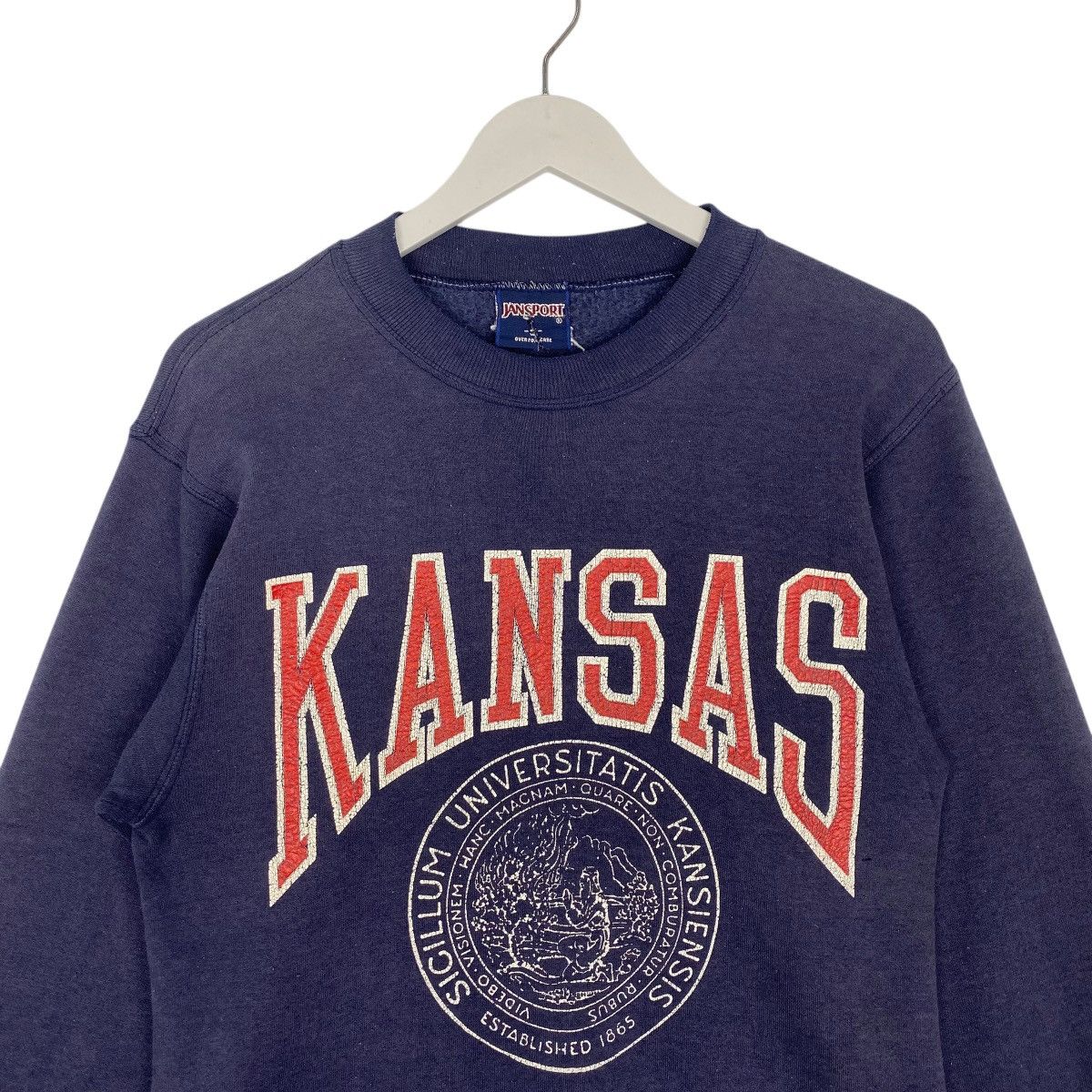 Vintage Vintage Jan Sport Embroidered Crewneck Sweatshirt Navy Blue Size US M / EU 48-50 / 2 - 4 Thumbnail