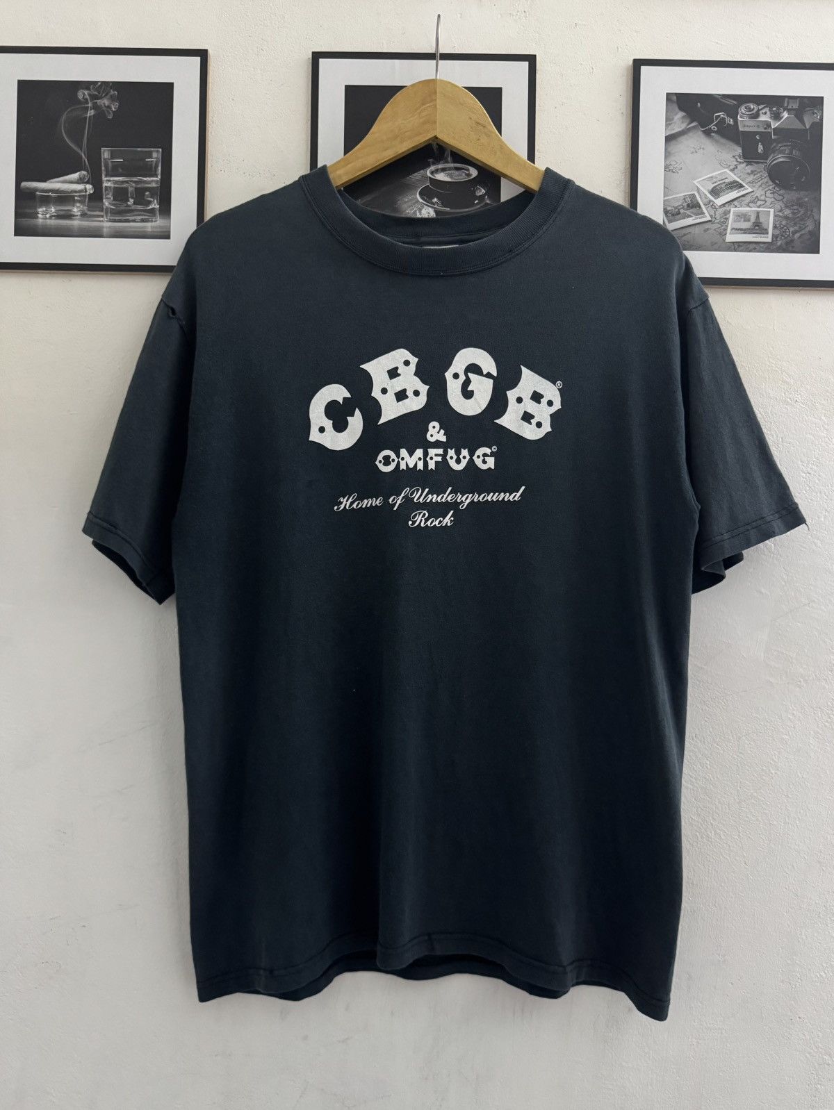 Vintage THRASHED DISTRESSED CBGB & OMFUG TSHIRT Size US M / EU 48-50 / 2 - 1 Thumbnail