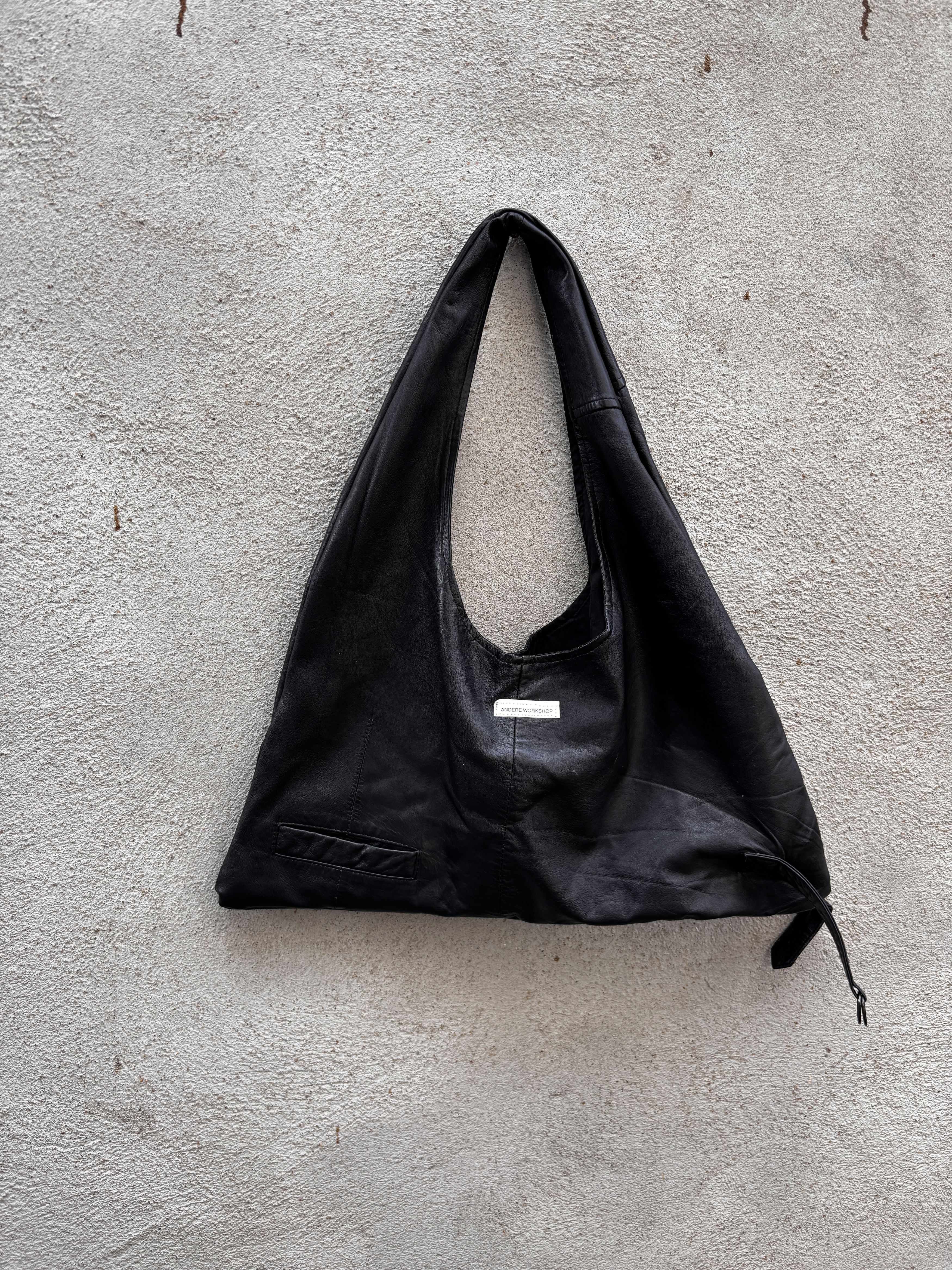 Other Hobo leather bag black shopper avant garde Size ONE SIZE - 1 Thumbnail