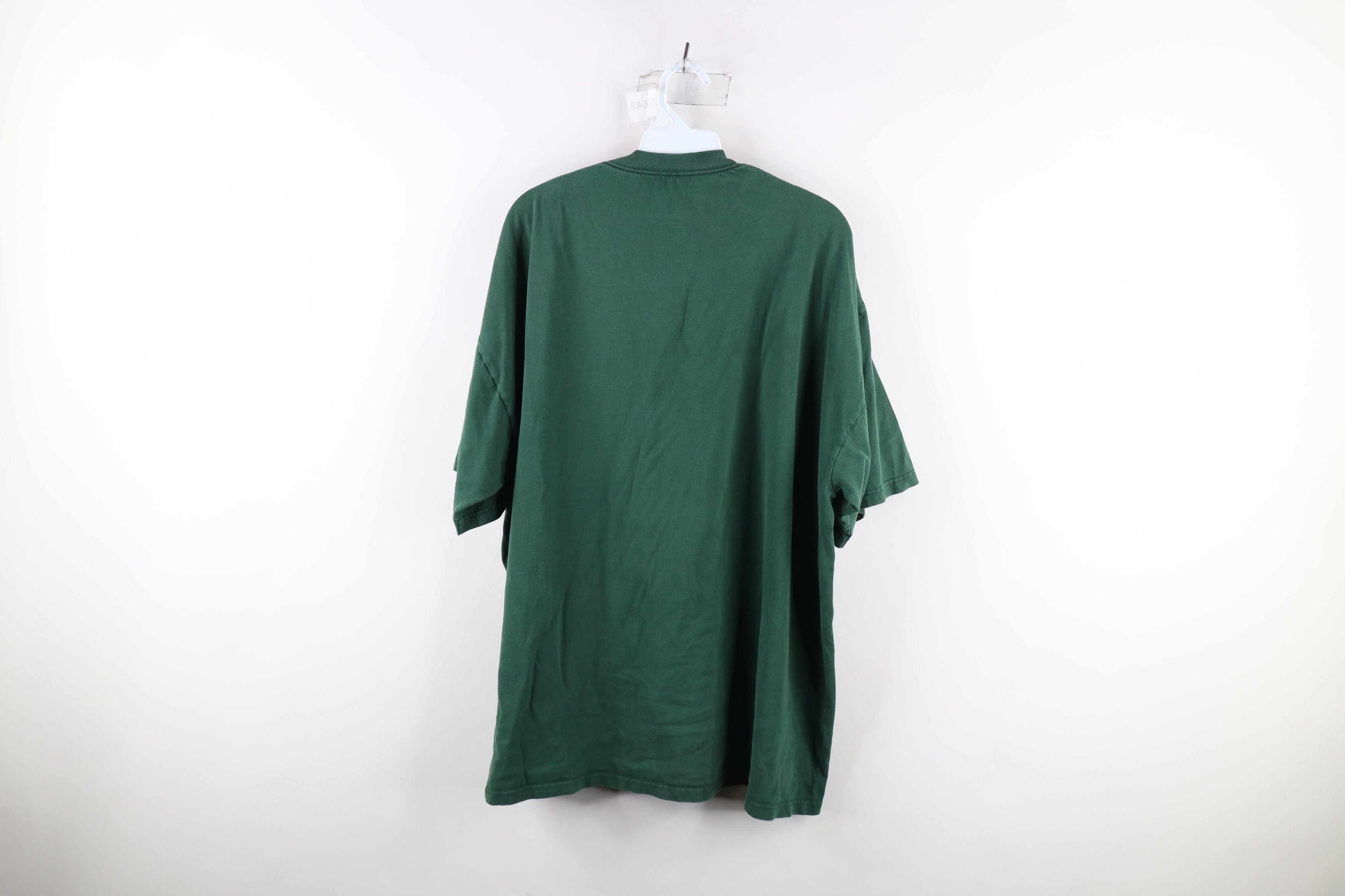 Vintage Vintage 90s Streetwear Heavyweight Pocket T-Shirt Green USA Size US XL / EU 56 / 4 - 8 Thumbnail