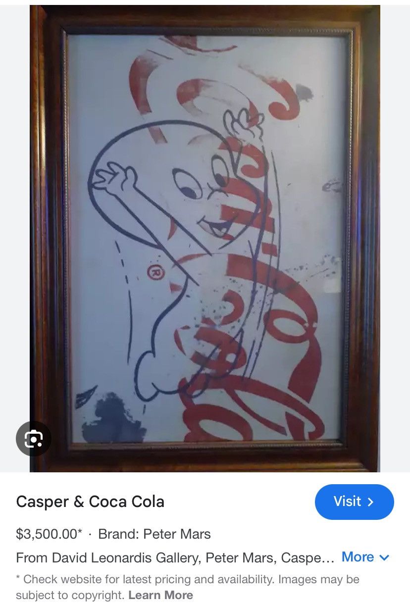 Other 1989 Vintage Casper by Peter Mars Size US XL / EU 56 / 4 - 6 Thumbnail