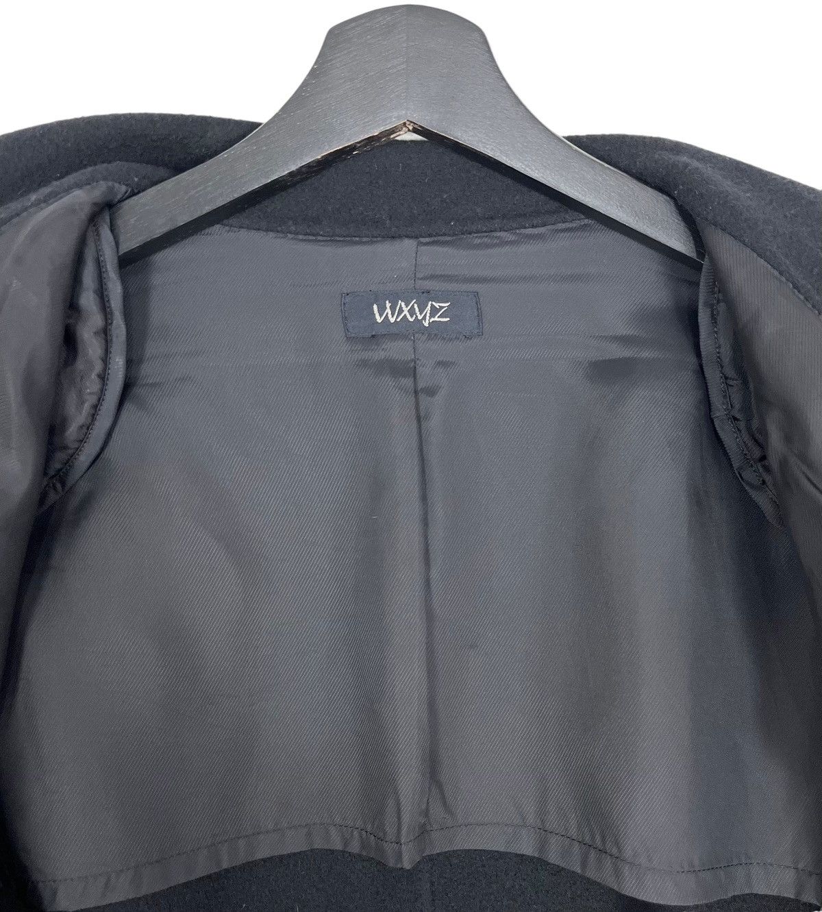 Designer × Japanese Brand × Yohji Yamamoto WXYZ Workshop Yohji Yamamoto Overcoat Size L / US 10 / IT 46 - 7 Thumbnail