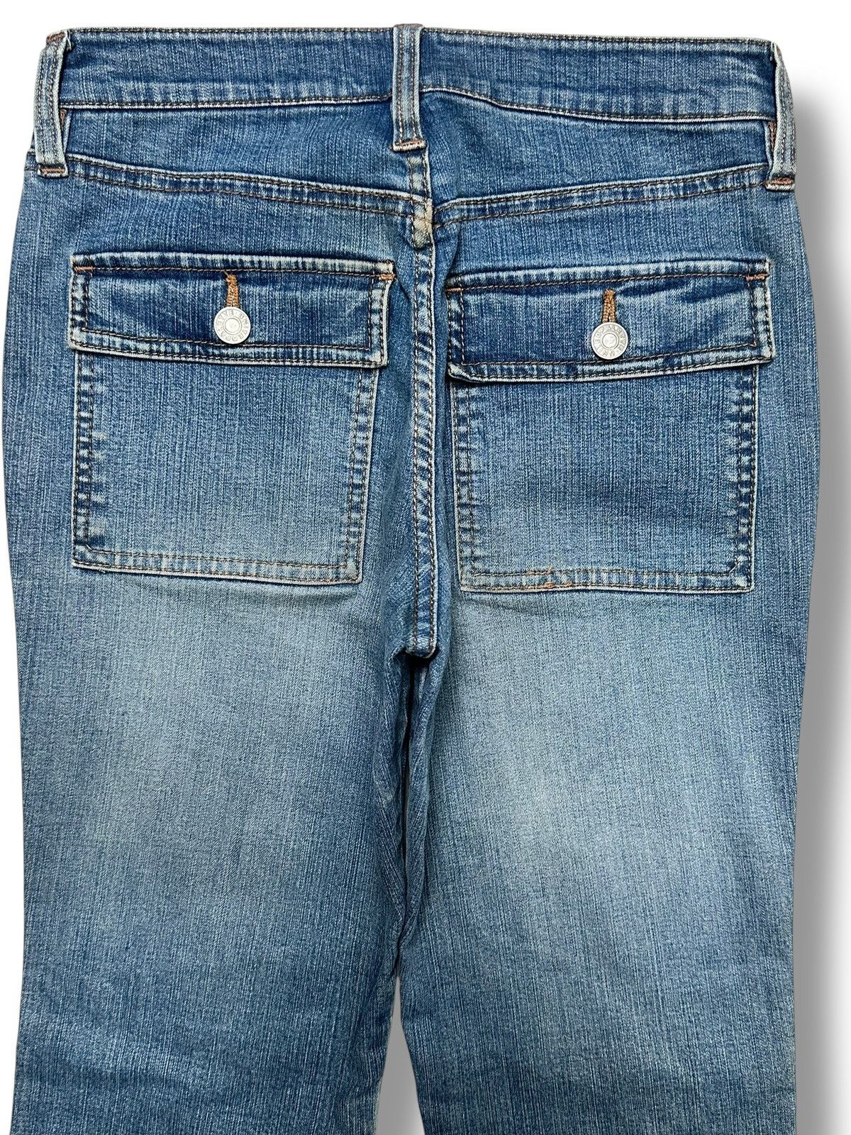Japanese Brand Vintage Vibes with Palette United Flared Denim Faded Jeans Size US 27 - 4 Thumbnail