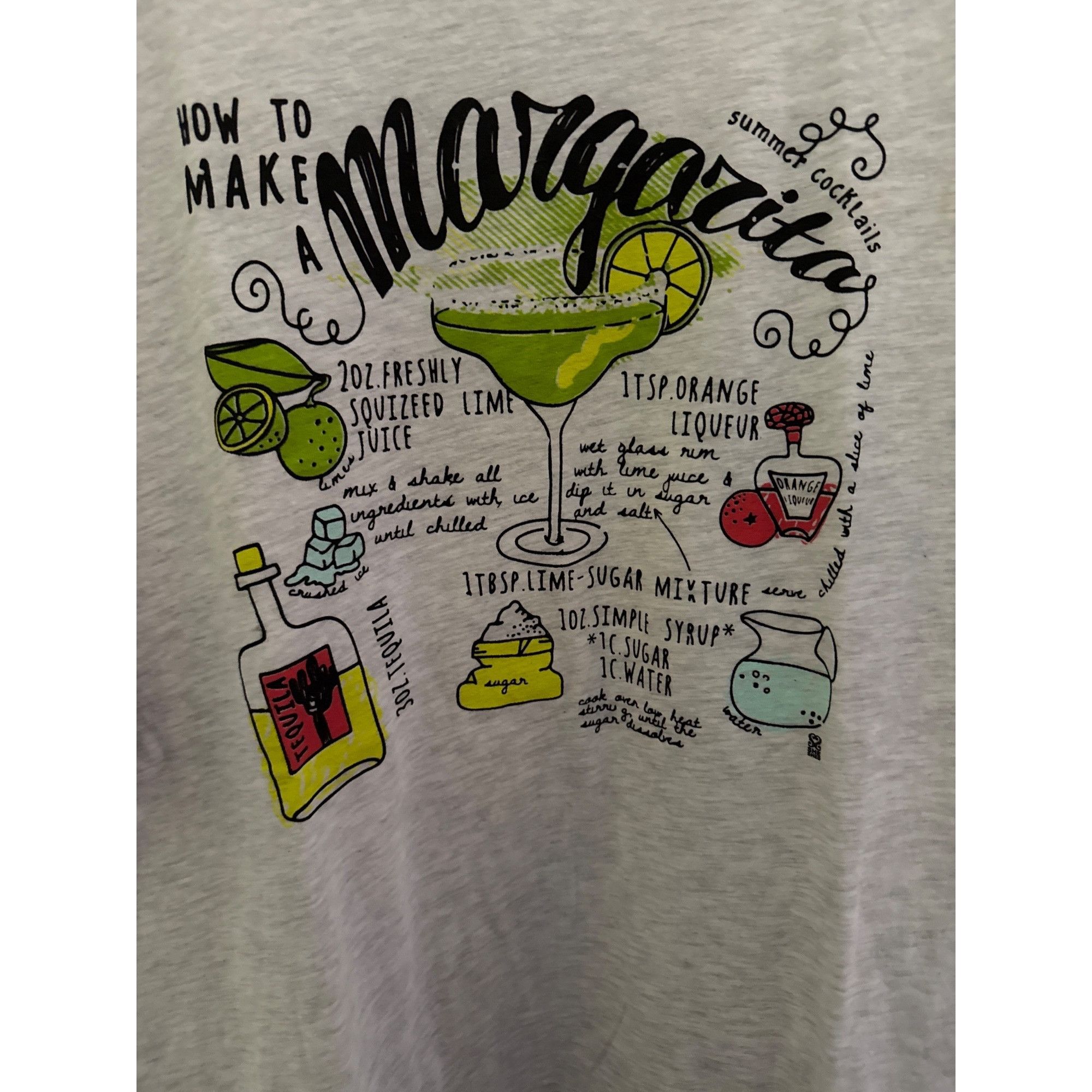 Other "How to make a margarita" Short Sleeve Shirt, VARIOUS SIZES Size XXL / US 16-18 / IT 52-54 - 3 Thumbnail