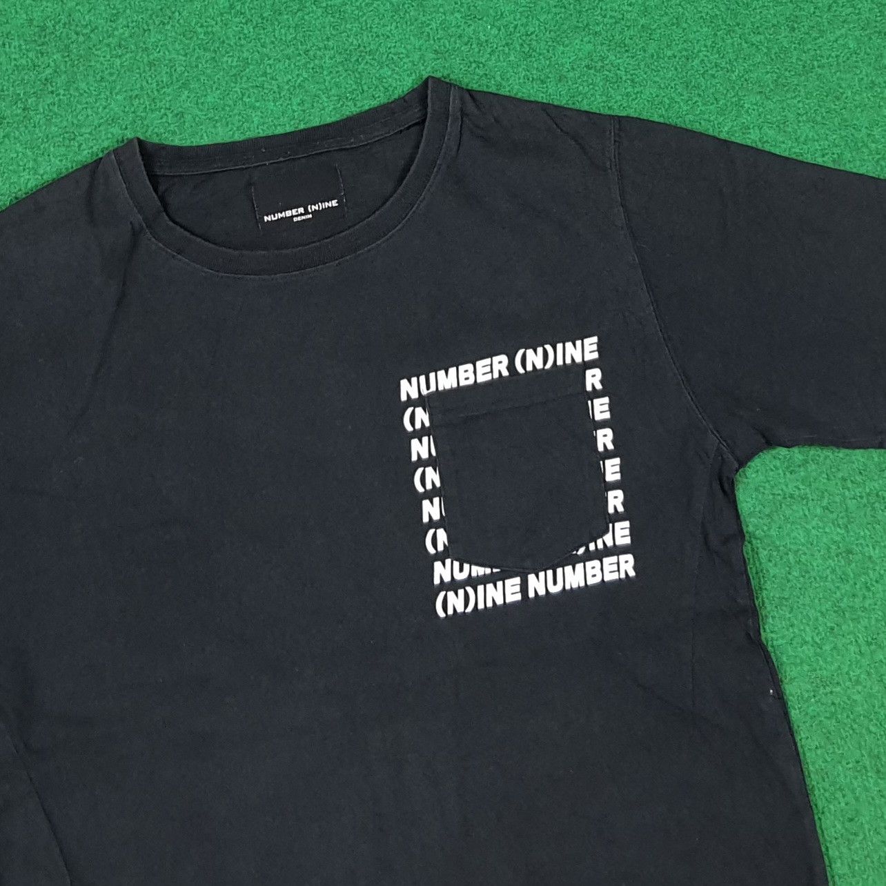 Number (N)ine Vintage Number Nine Denim Pocket Tees Tshirt C285N24 Size US M / EU 48-50 / 2 - 2 Thumbnail