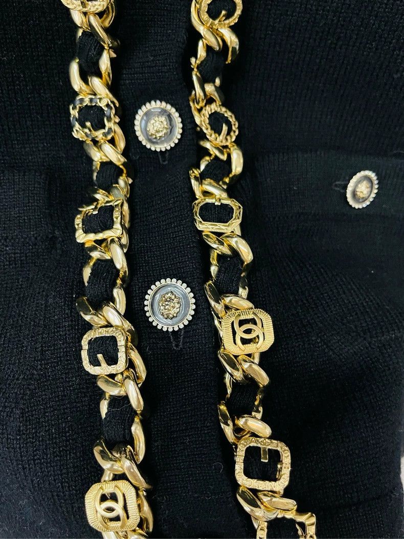 Chanel Chanel Heavy industry chain knitted vest 2504-Nextarrow Size XS / US 0-2 / IT 36-38 - 3 Thumbnail