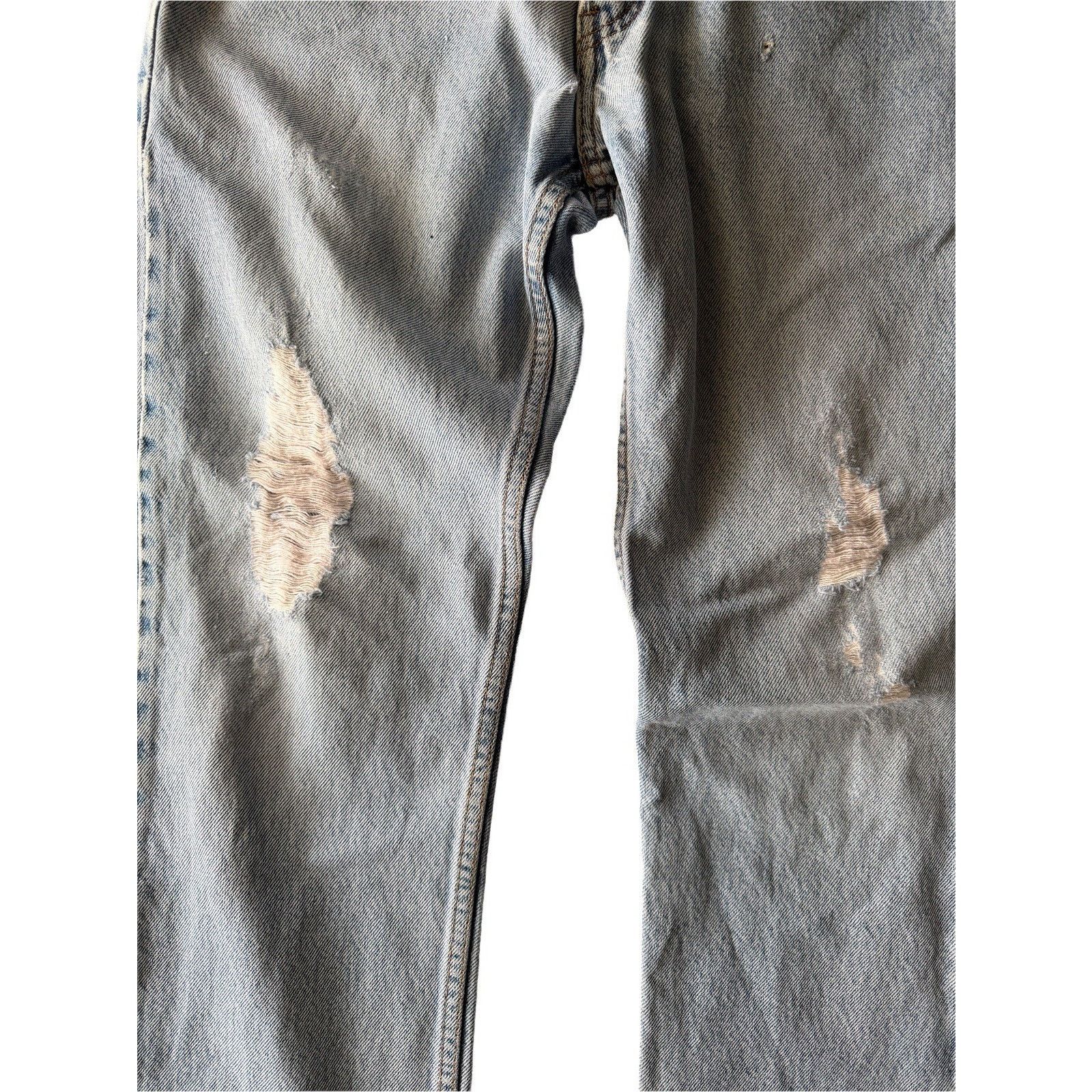 Levi's Vintage Levi’s 505 Jeans 30x30* Distressed Grunge 90s Denim Size US 30 / EU 46 - 3 Thumbnail