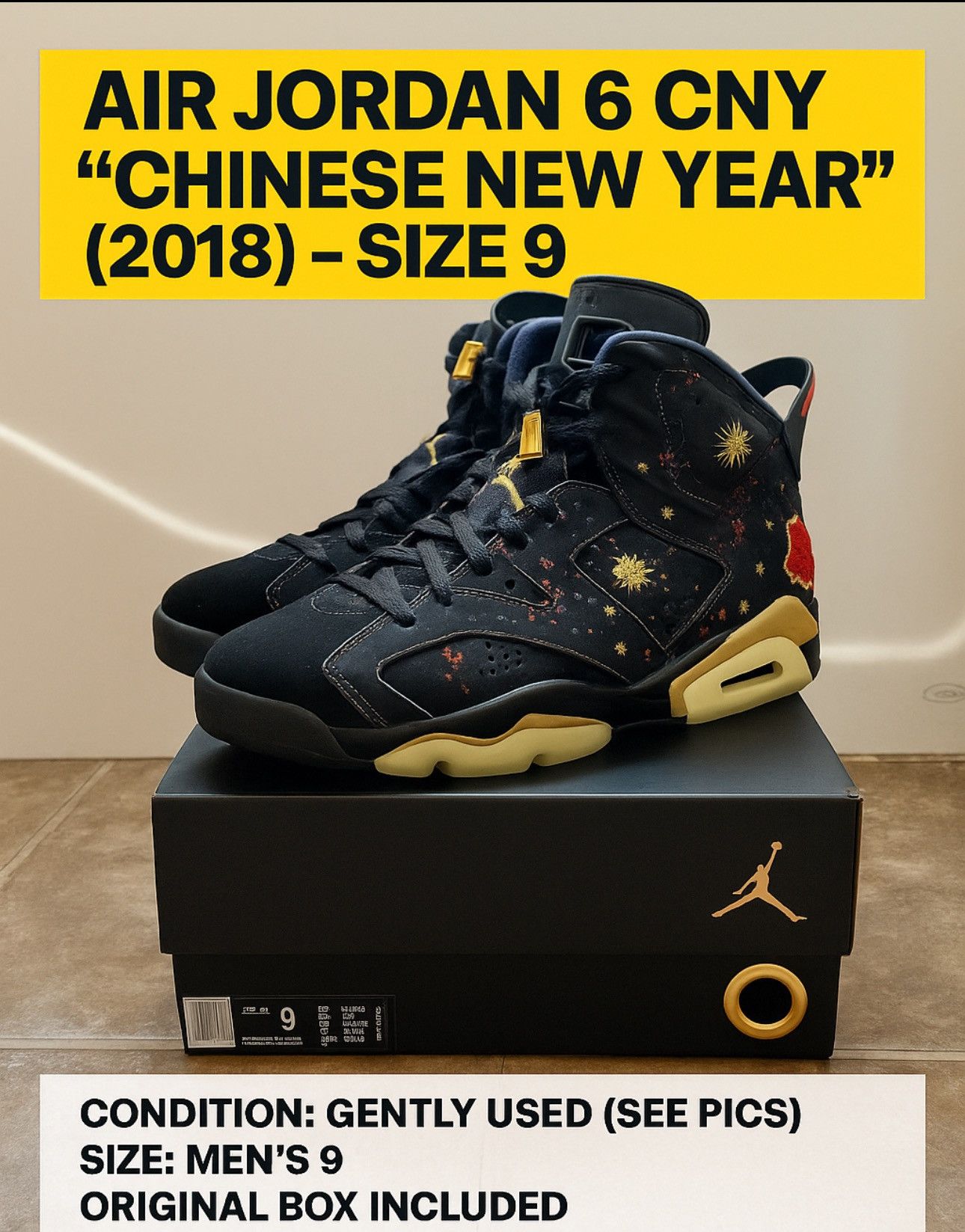 Jordan Brand Jordan 6 CNY Size US 9 / EU 42 - 1 Thumbnail