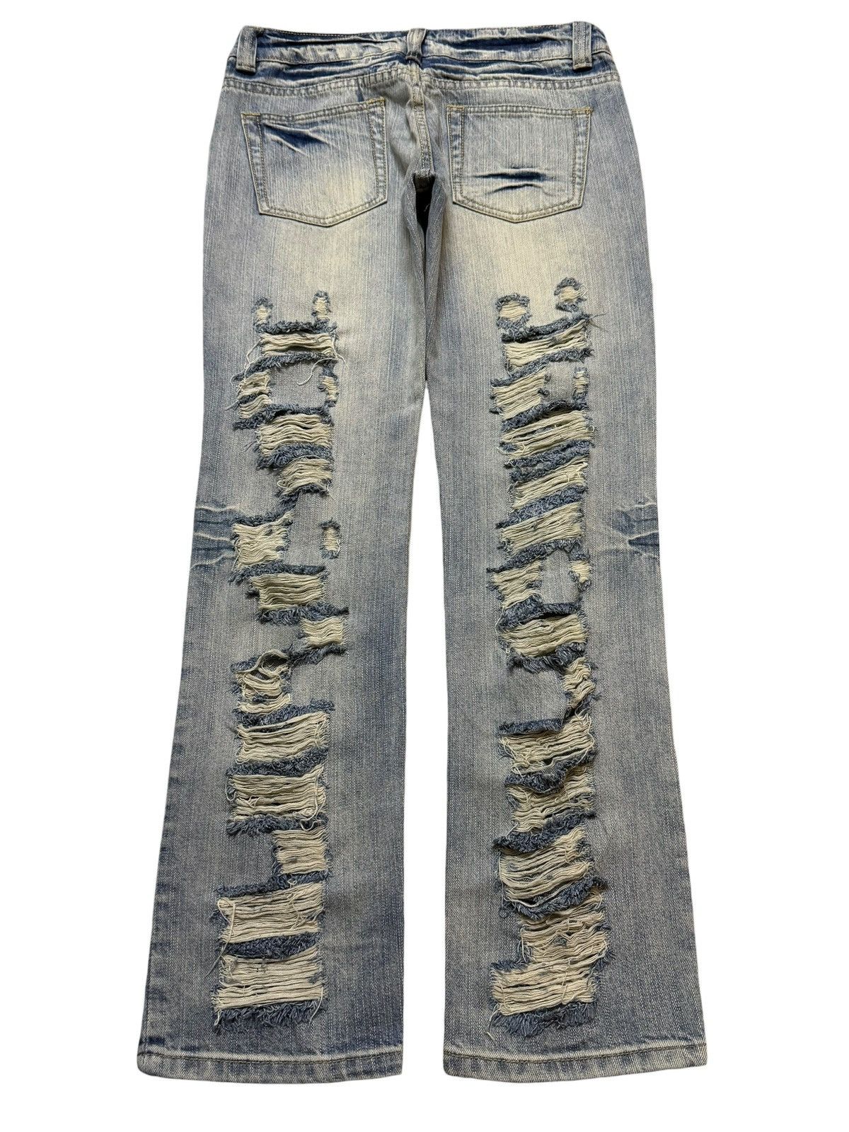 If Six Was Nine Vintage Y2K Japanese Brand Faded Ripped Style Distressed Size US 31 - 2 Thumbnail