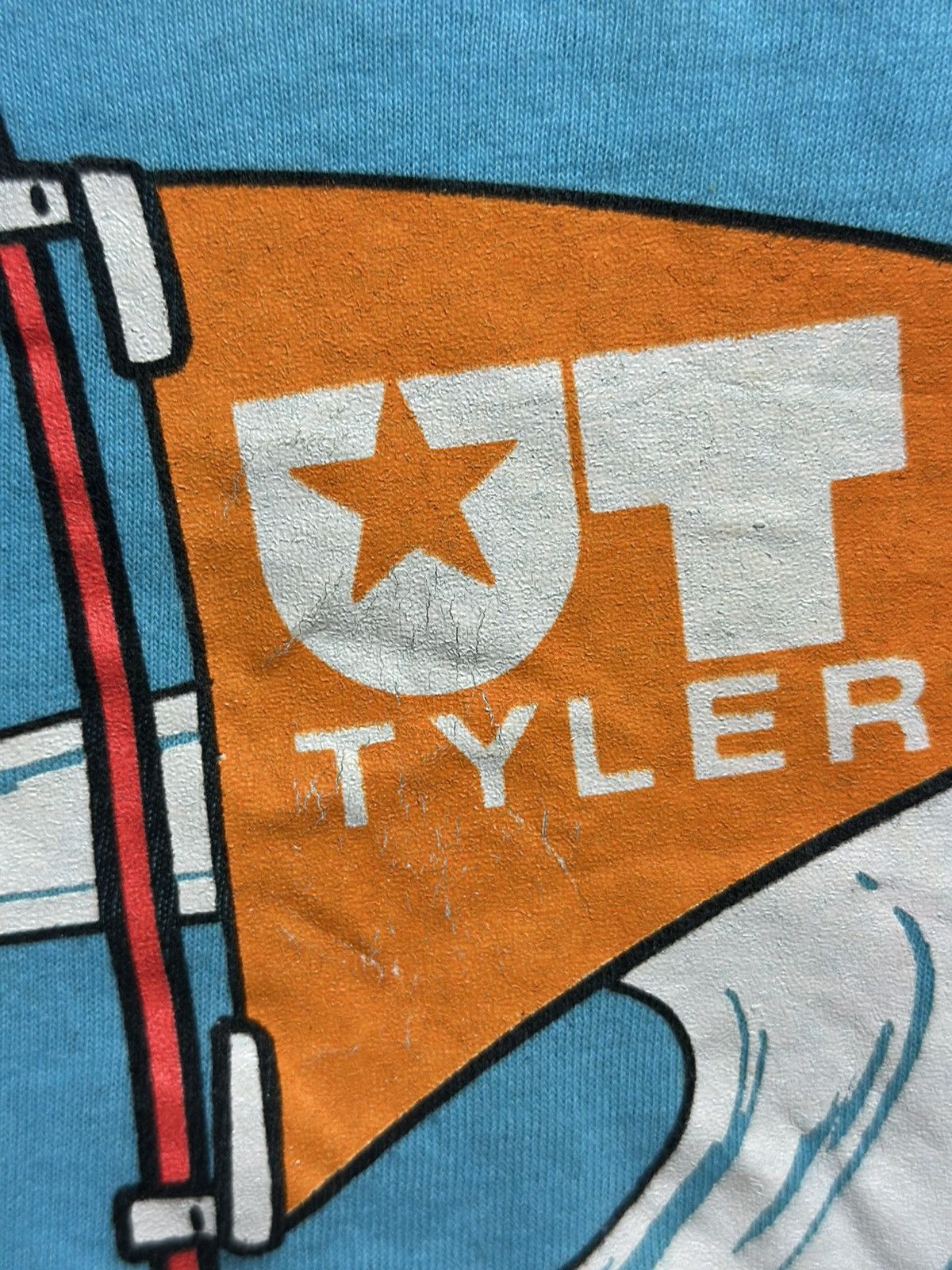 Fruit Of The Loom Vintage Dr Pepper With Flag Tyler Faded Tee Size US L / EU 52-54 / 3 - 3 Thumbnail