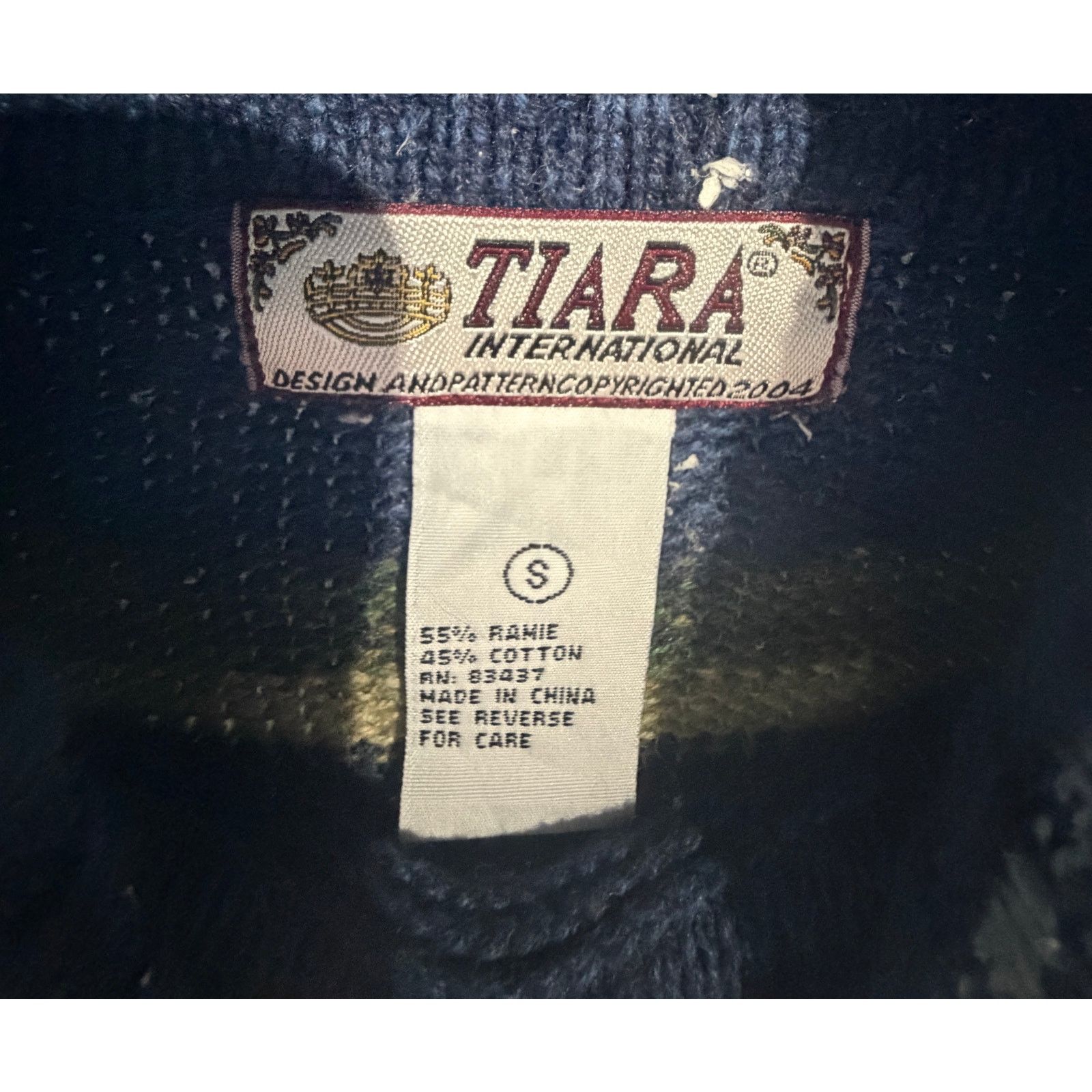 Other Vintage Y2K Tiara International Striped SWEATER SZ SMALL Size S / US 4 / IT 40 - 5 Thumbnail