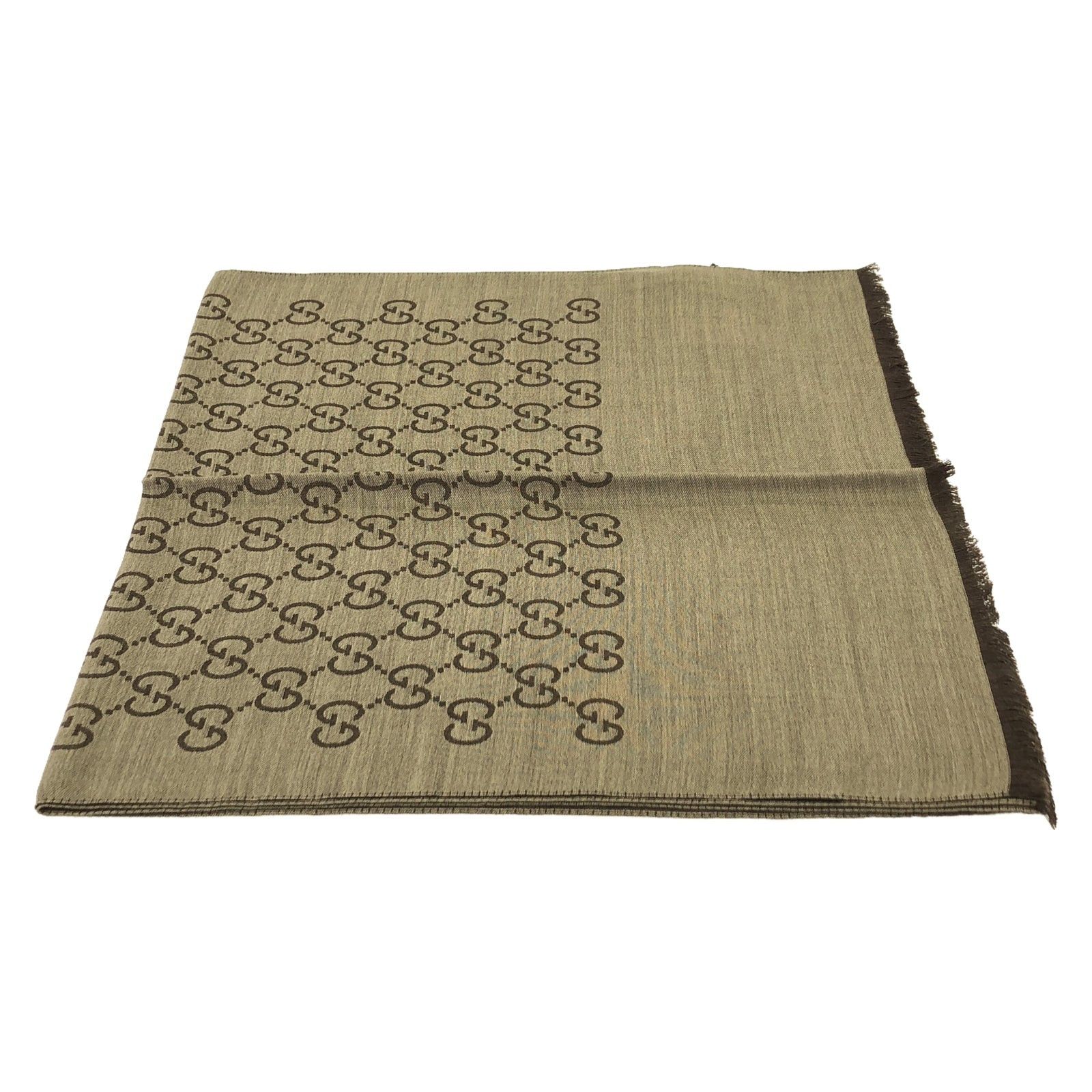 Gucci Gucci Stall Wool Brown Size ONE SIZE - 1 Thumbnail