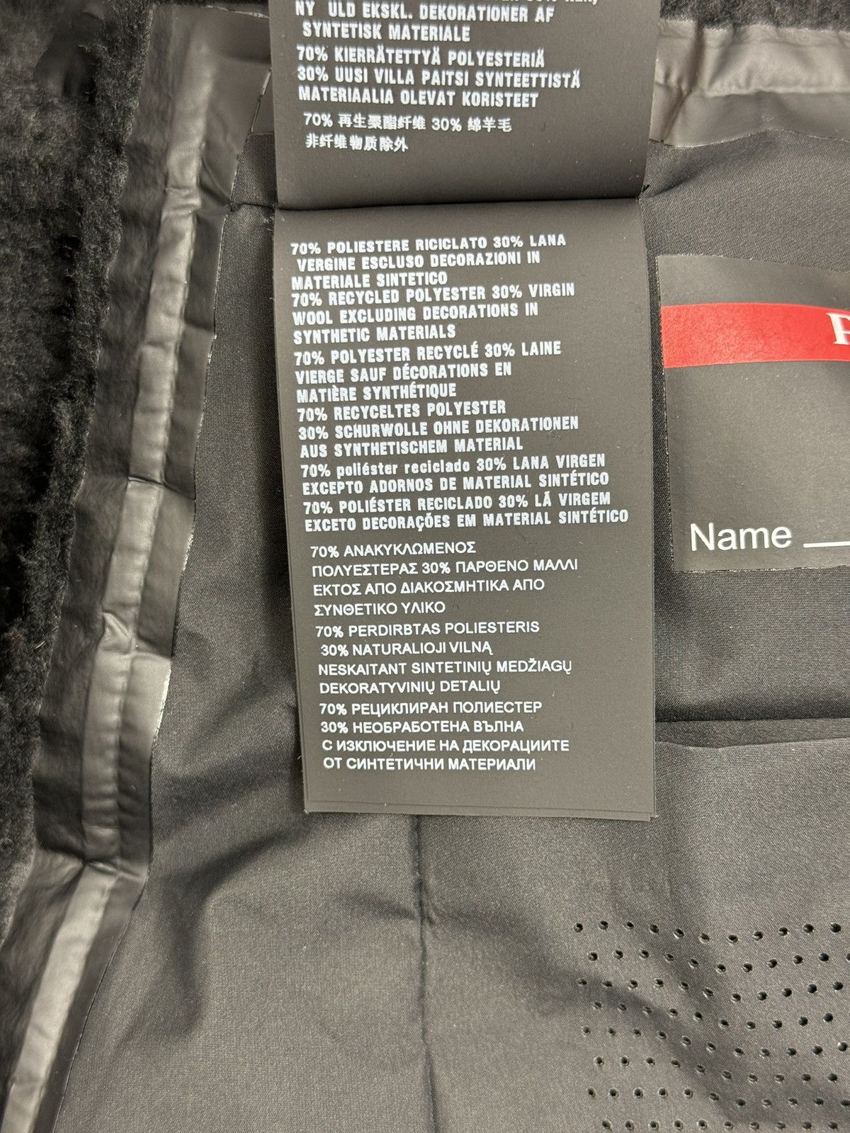 Prada PRADA OVERSIZED HOODED FLEECE JACKET Size US XXL / EU 58 / 5 - 14 Thumbnail