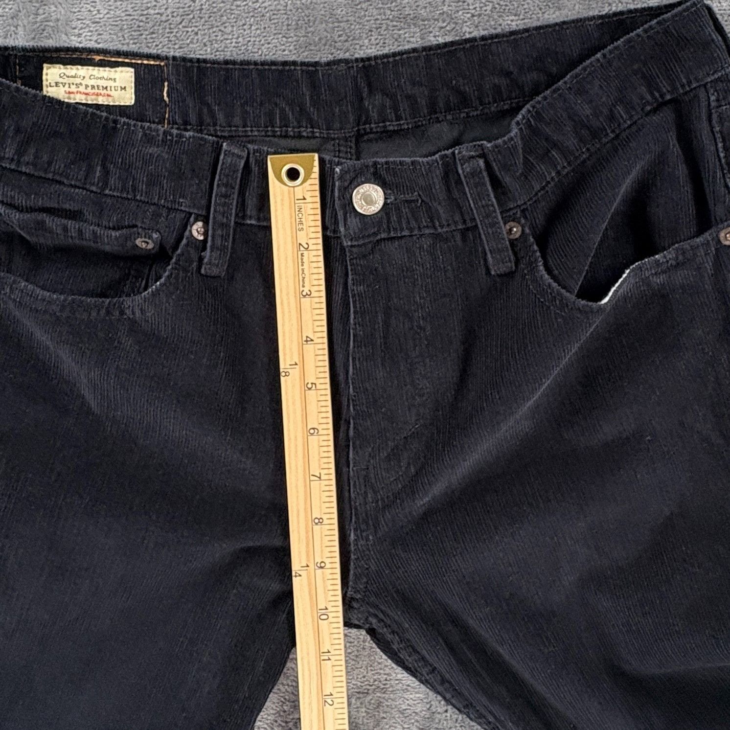Levi's Levi’s 511 Black Corduroy Pants Men 32x32 Slim Fit Stretch M Size US 32 / EU 48 - 11 Thumbnail
