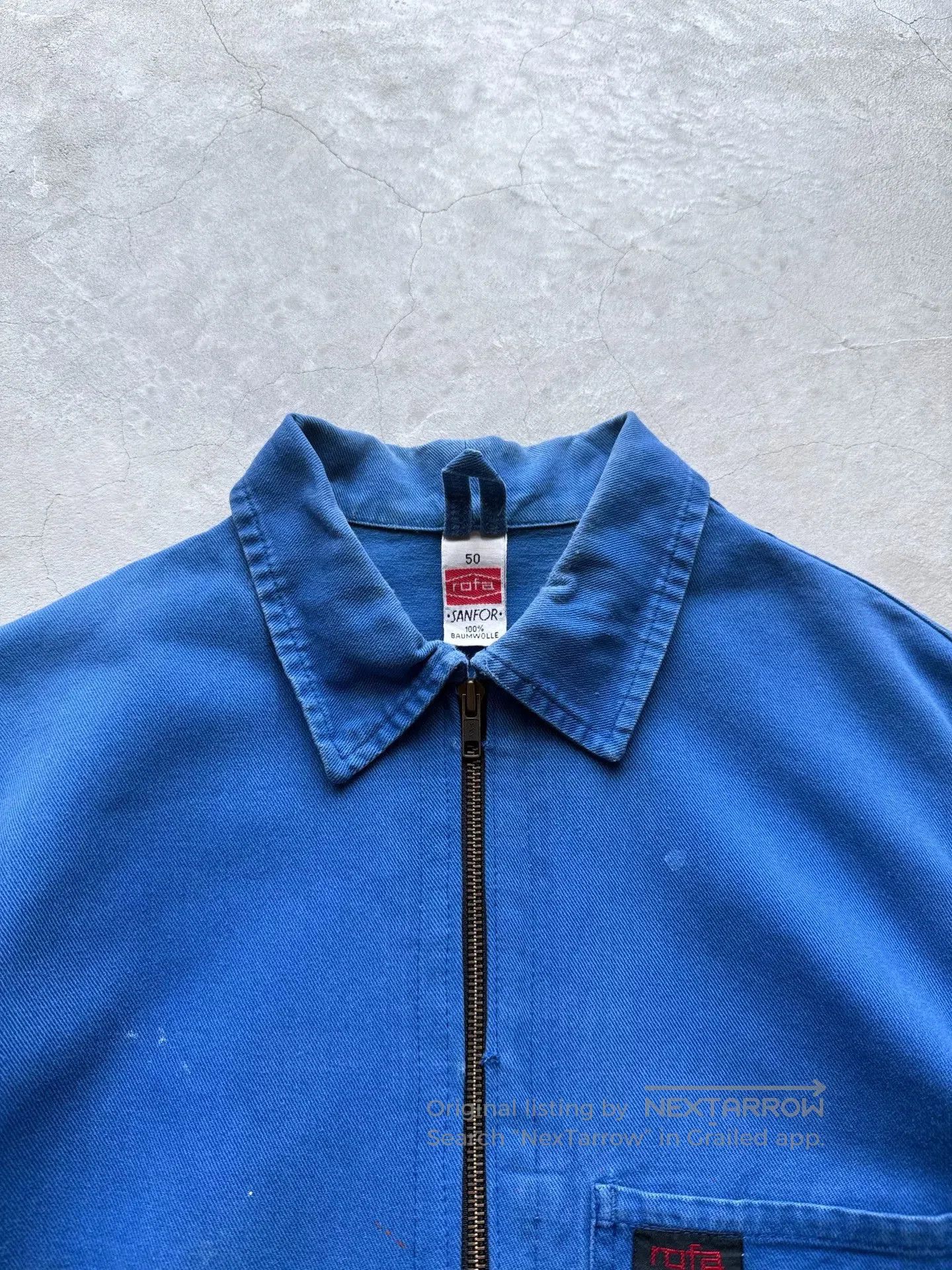 Vintage Vintage 60s Rofa French Cyclist Jacket. Size US M / EU 48-50 / 2 - 4 Thumbnail