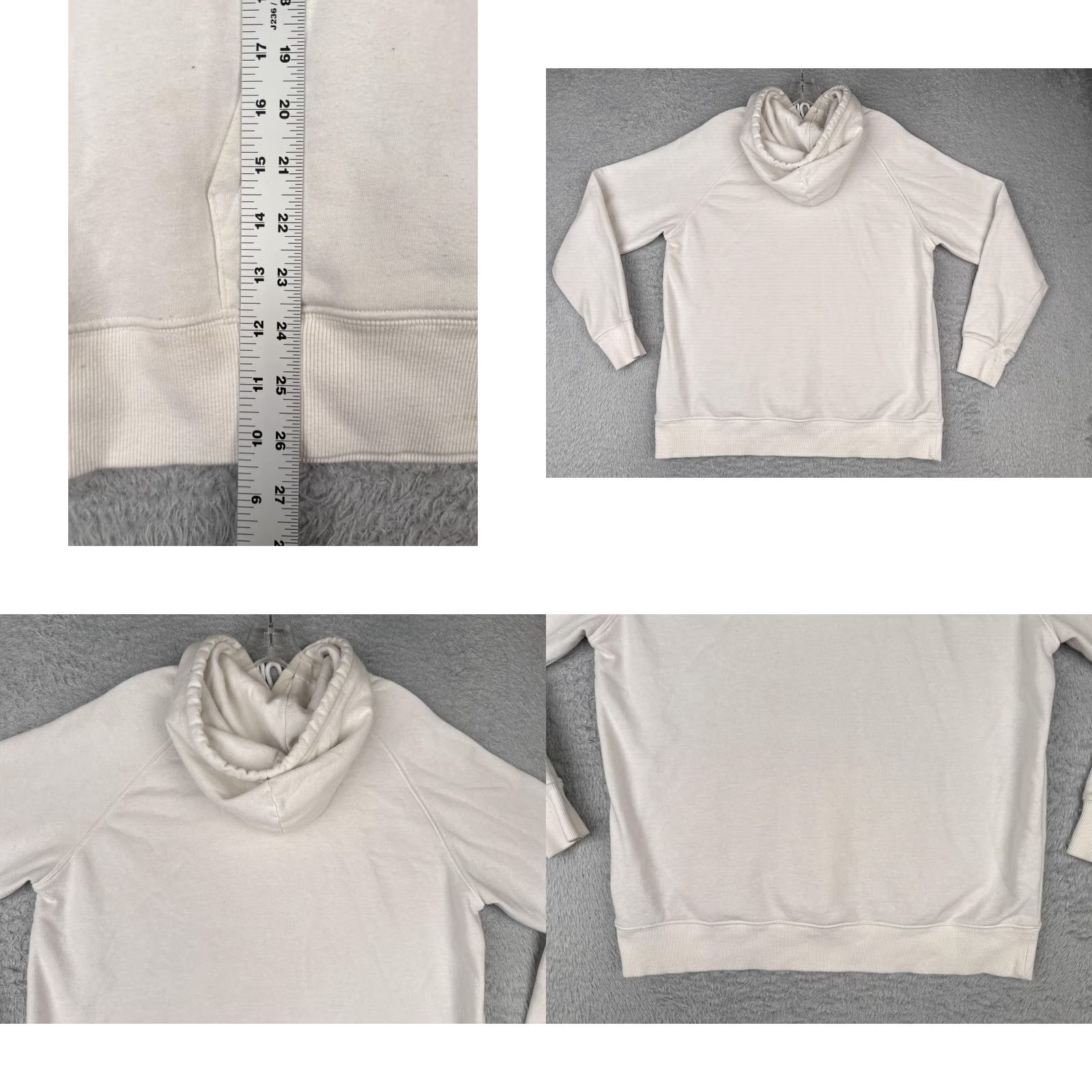 The North Face The North Face Hoodie Womens Large White Graphic Logo Raglan Pullover Sweatshirt Size L / US 10 / IT 46 - 9 Thumbnail