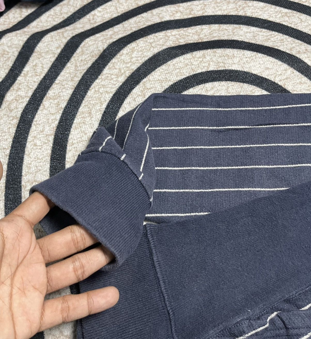 MasterPiece 00s MASTERPIECE STRIPES HOODIE ZIPPER RARE Size US L / EU 52-54 / 3 - 8 Thumbnail