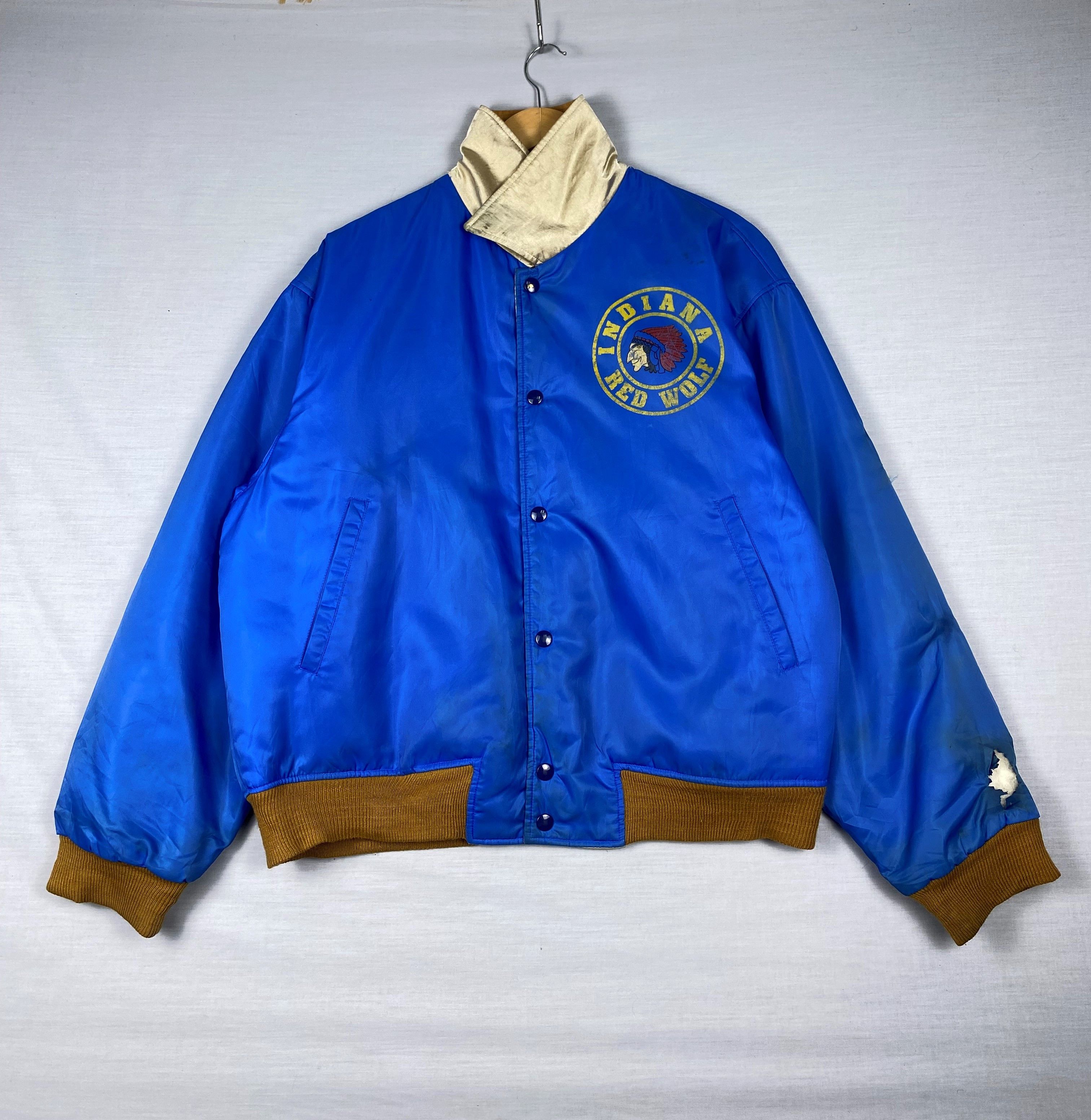 Japanese Brand Vintage Japanese Brand Reversible Varsity Jacket Size US M / EU 48-50 / 2 - 1 Thumbnail
