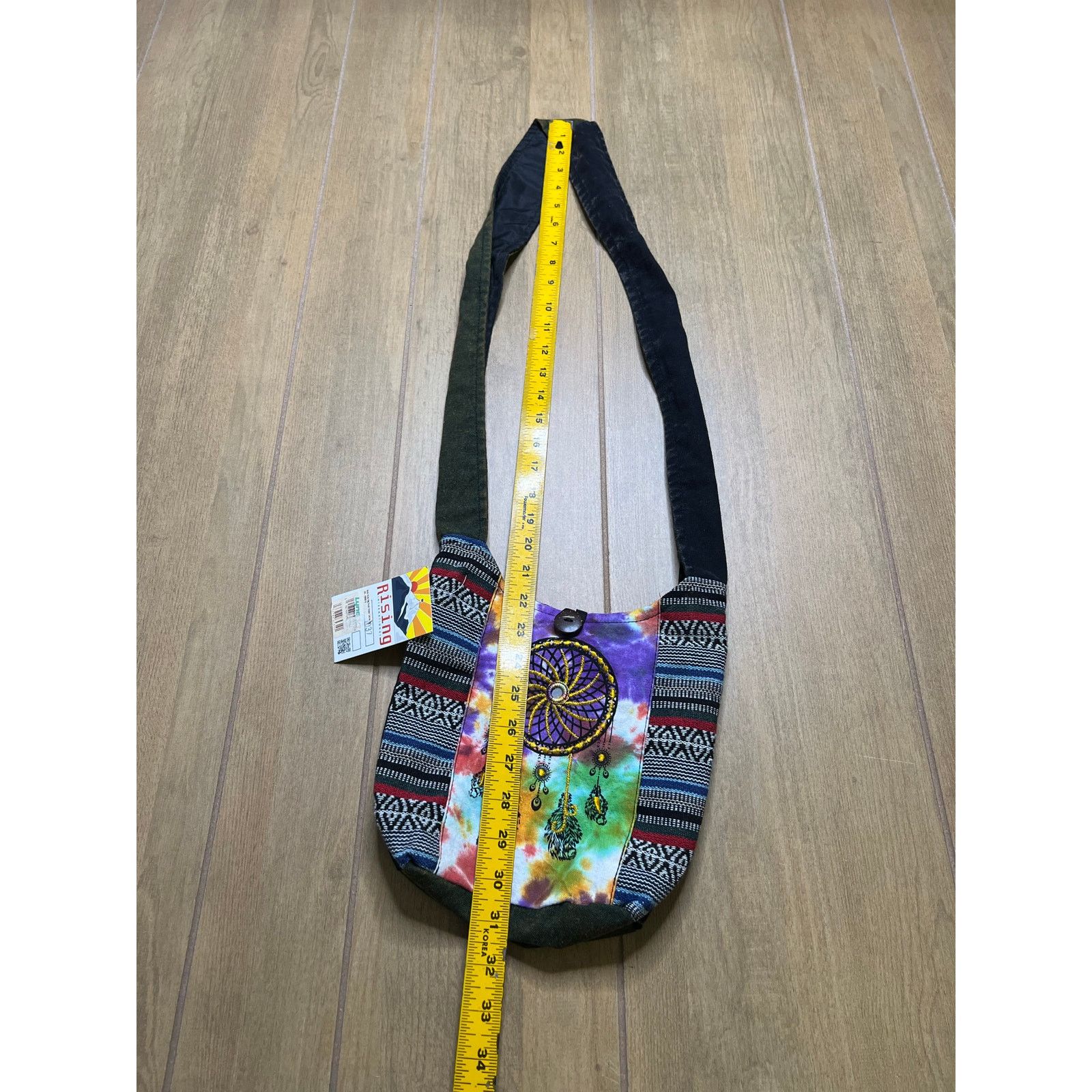 Vintage Rising International Dreamcatcher Boho Hobo Bag Tie Dye Size ONE SIZE - 7 Thumbnail