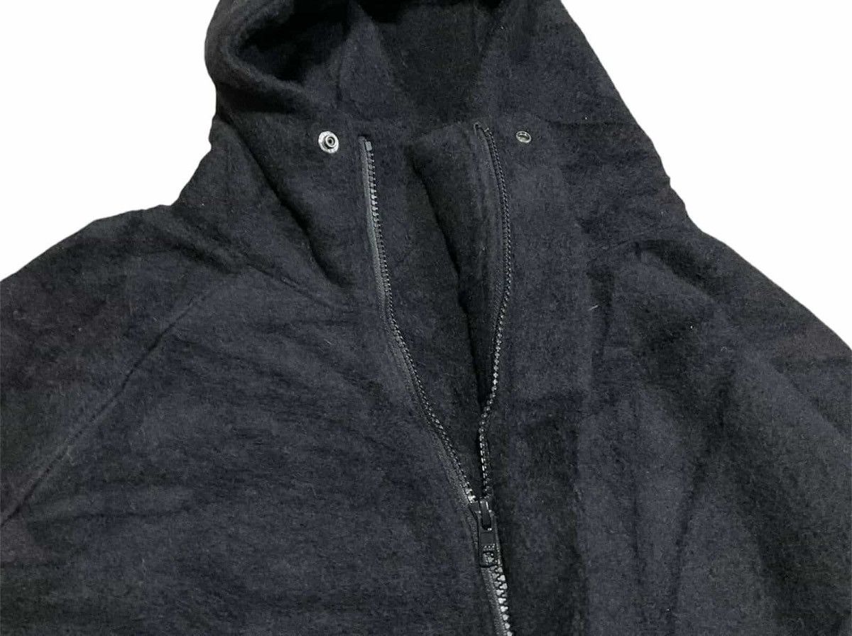 Japanese Brand × Yohji Yamamoto × gomme 🔥Gomme Homme Wool Asymmetric Diagonal Zipper Ninja Hoodie Size US L / EU 52-54 / 3 - 10 Thumbnail