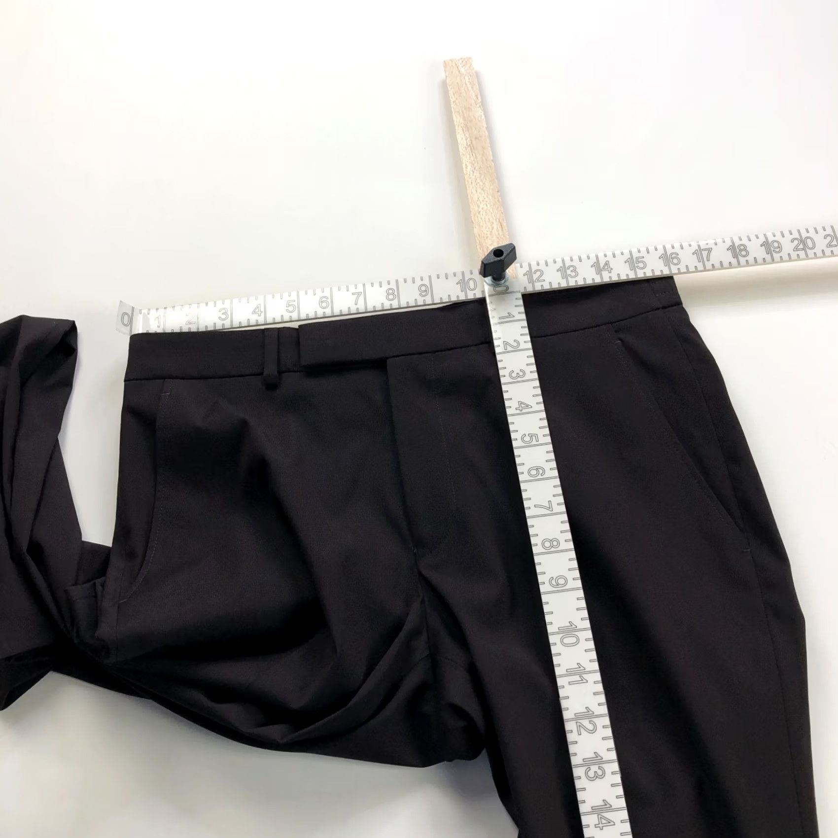 Kenneth Cole Kenneth Cole Reaction Dress Pants Black Red Stripe 38x31 32W 32L, Flat Front, Belt Loops, Pockets, Regular, Men Size US 38 / EU 54 - 6 Thumbnail