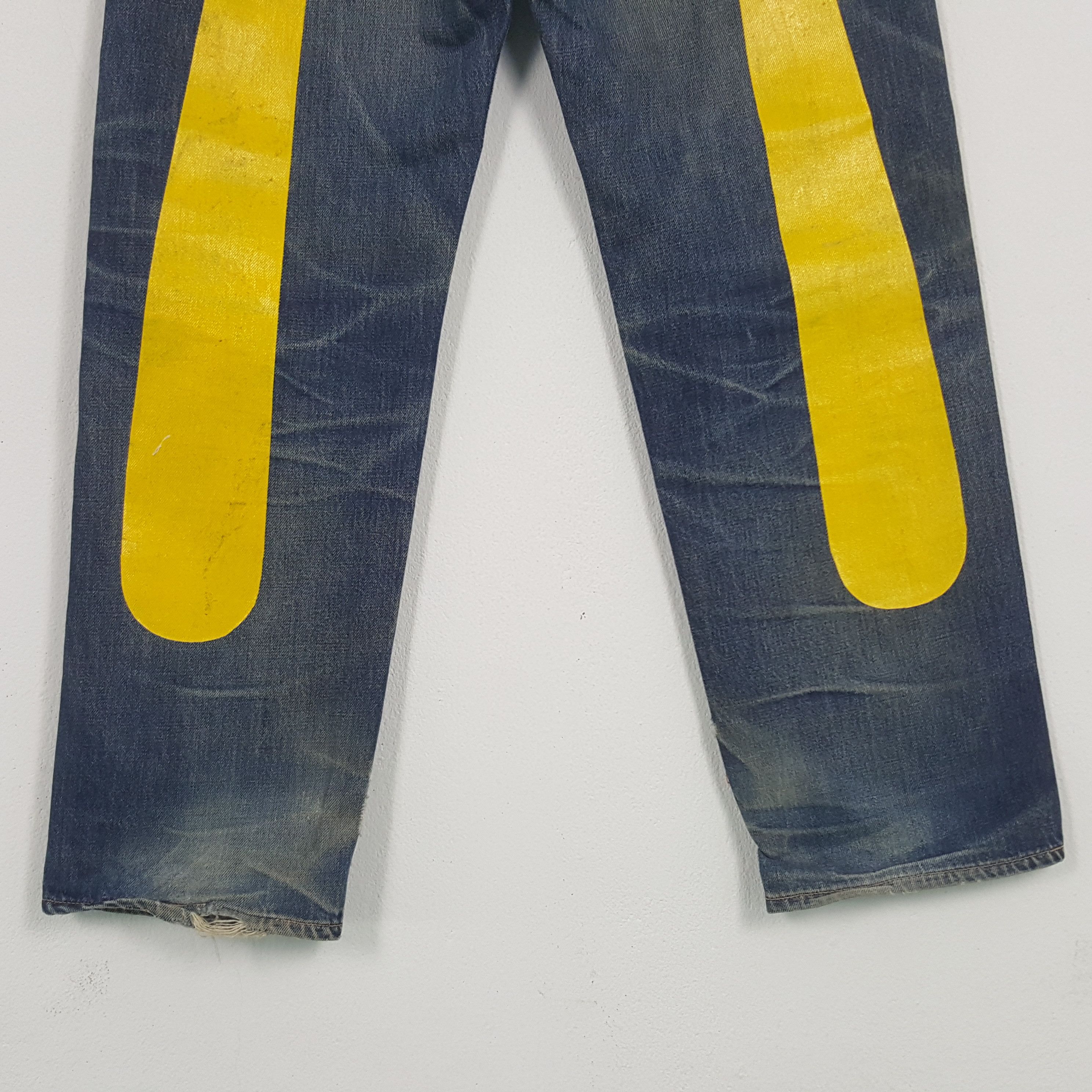 Evisu × Japanese Brand × Vintage Vintage Evisu Japanese Brand Daicock Custom Art Denim Jeans Size US 28 / EU 44 - 3 Thumbnail