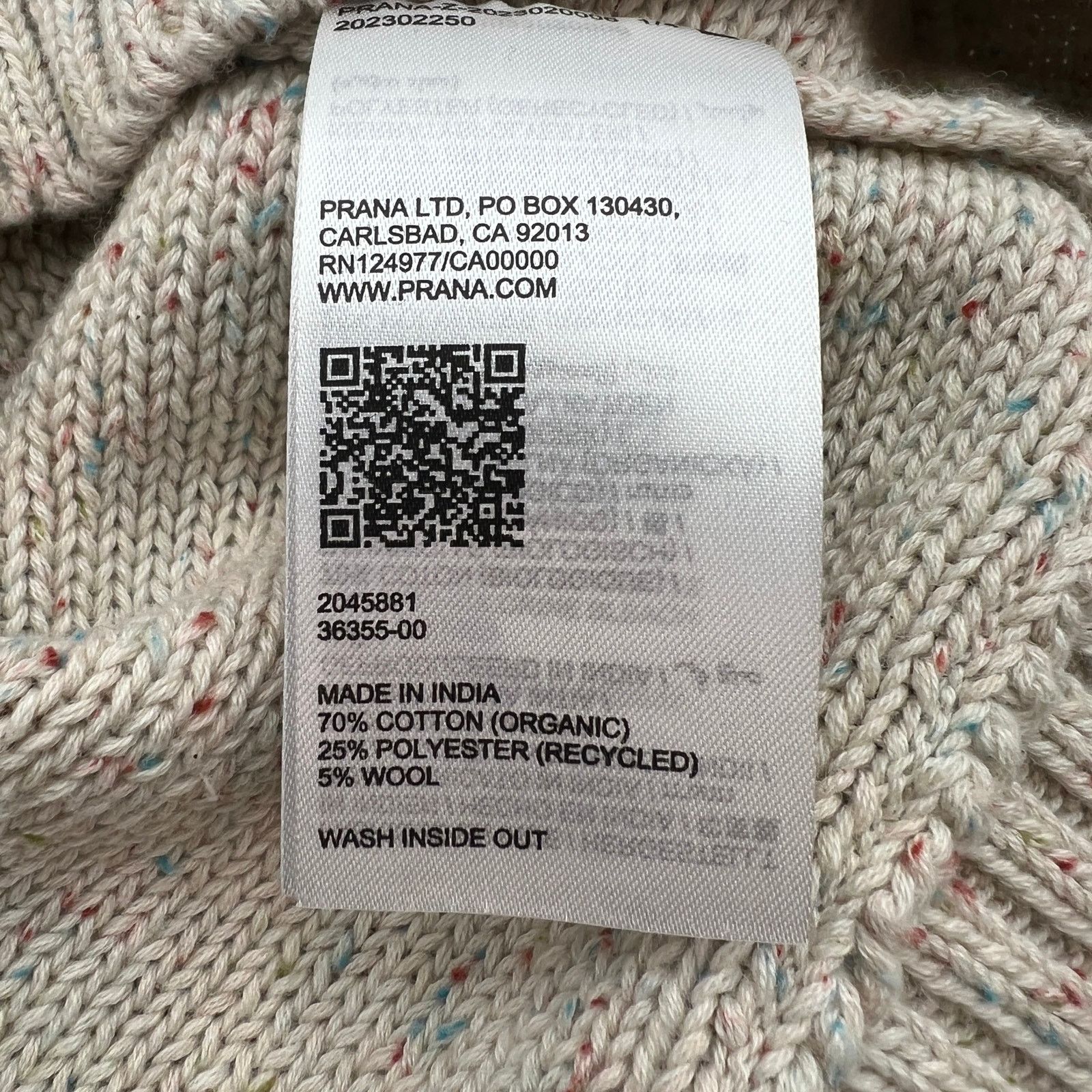 Prana Prana Sangria Fields Sweater Organic Cotton Knit Pullover Size M / US 6-8 / IT 42-44 - 8 Thumbnail