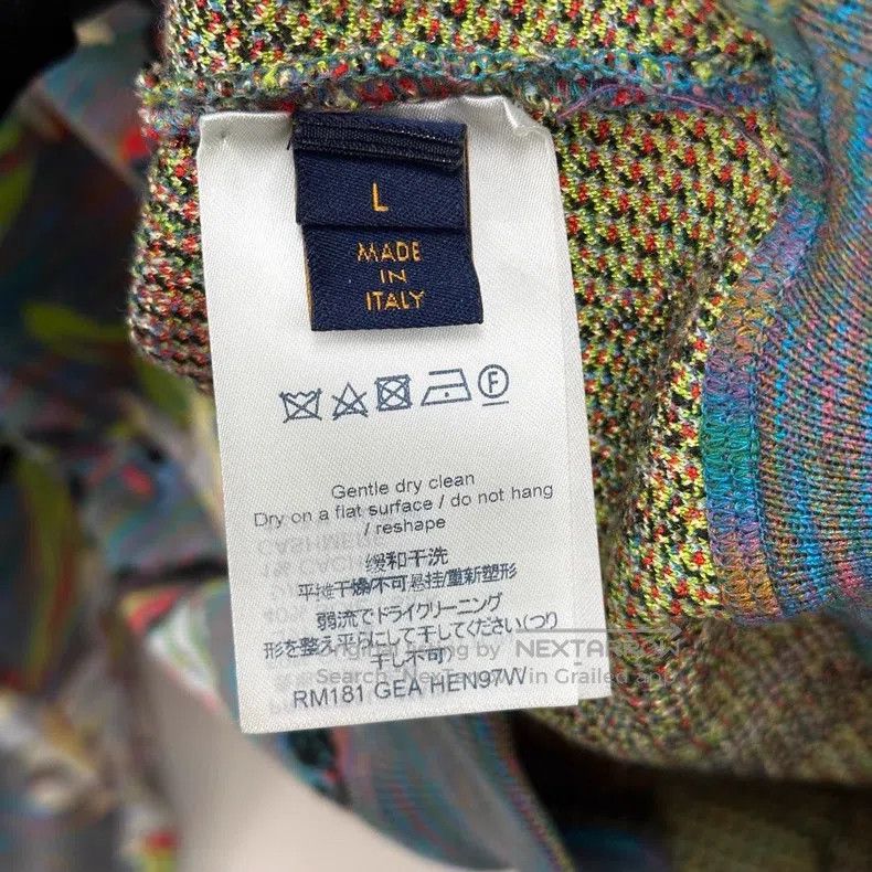Louis Vuitton Louis Vuitton Show Floral Knit sweater Size US L / EU 52-54 / 3 - 4 Thumbnail