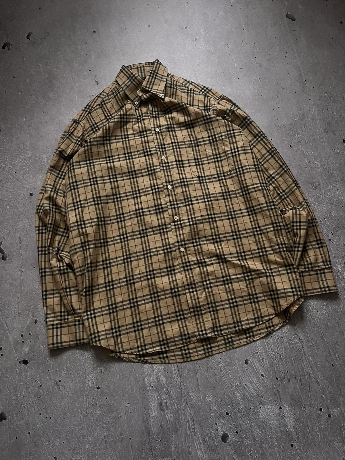 Burberry Rare Shirt Burberry Size 39 Size US XL / EU 56 / 4 - 1 Thumbnail