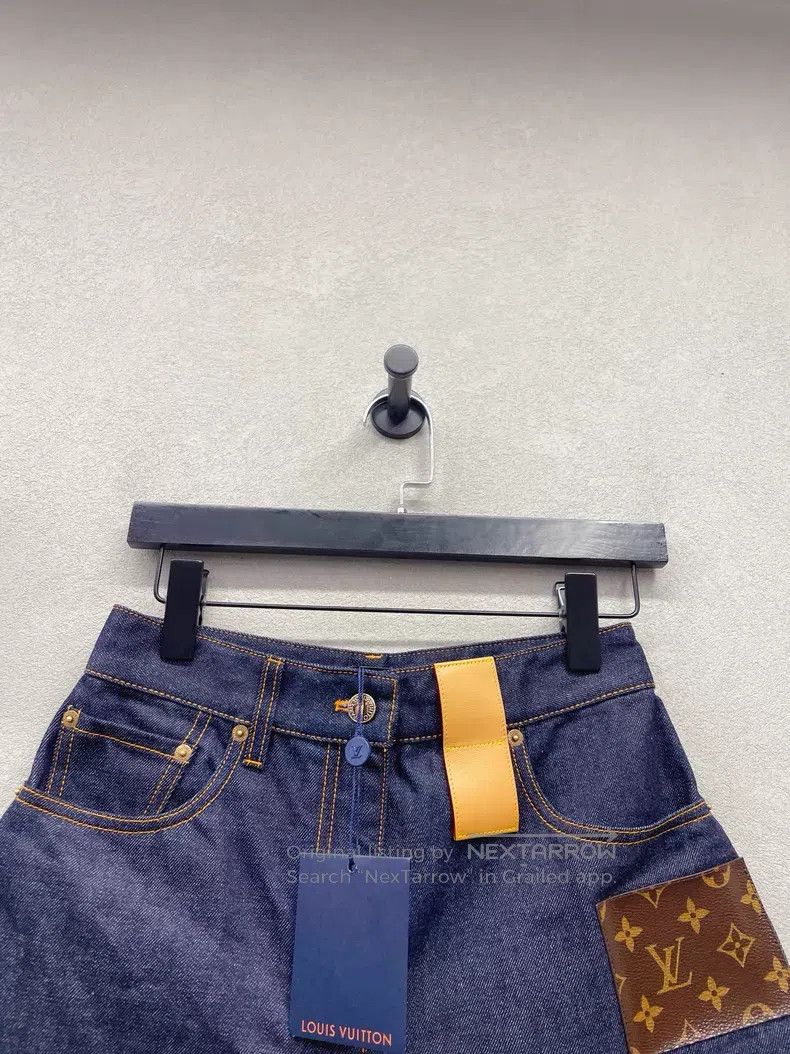 Louis Vuitton Louis Vuitton SS23 Denim Shorts Size 35" - 4 Thumbnail