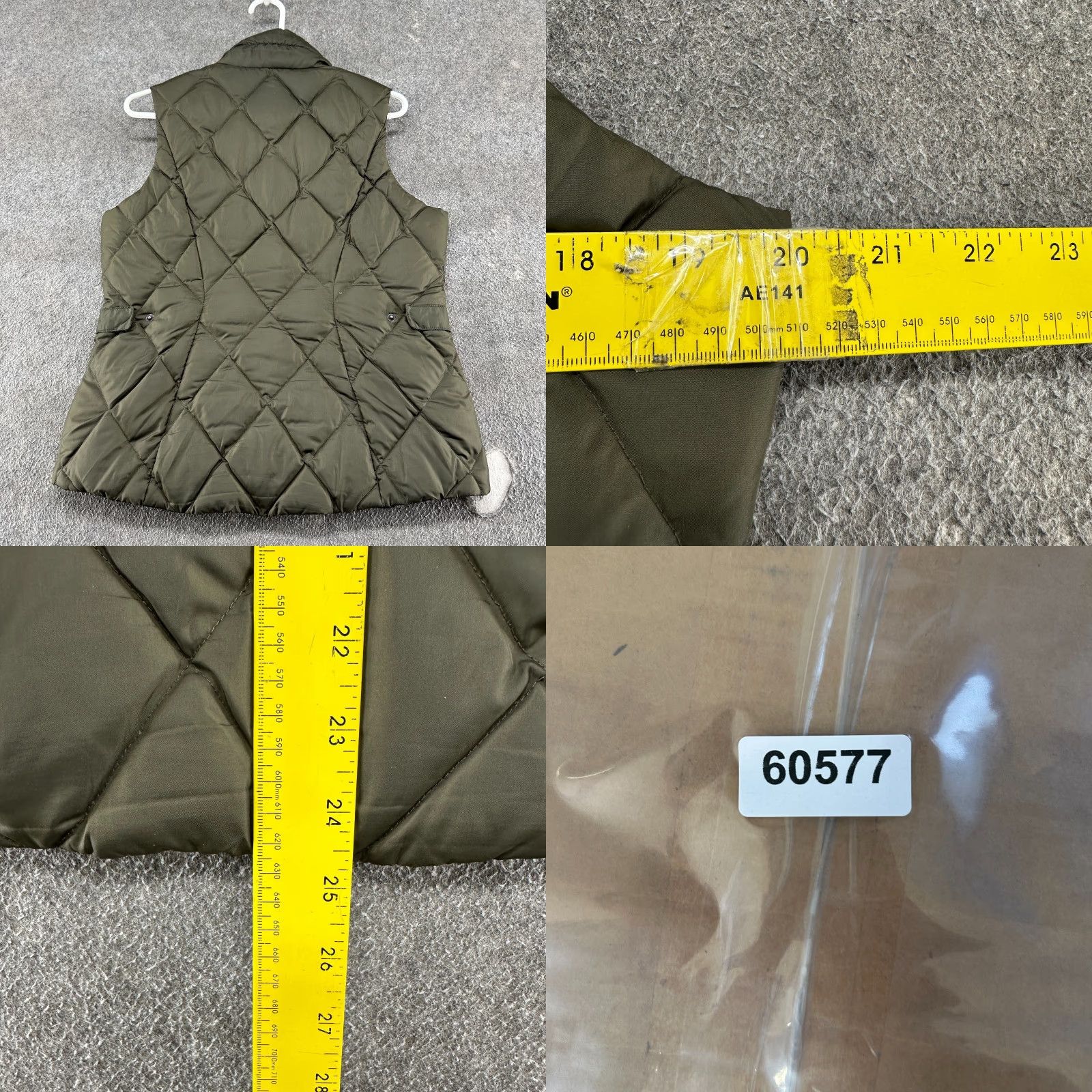 Eddie Bauer Eddie Bauer Vest Womens M Green Puffer Goose Down Full Zip Quilted Vest Mens? Wait. Size M / US 6-8 / IT 42-44 - 8 Thumbnail