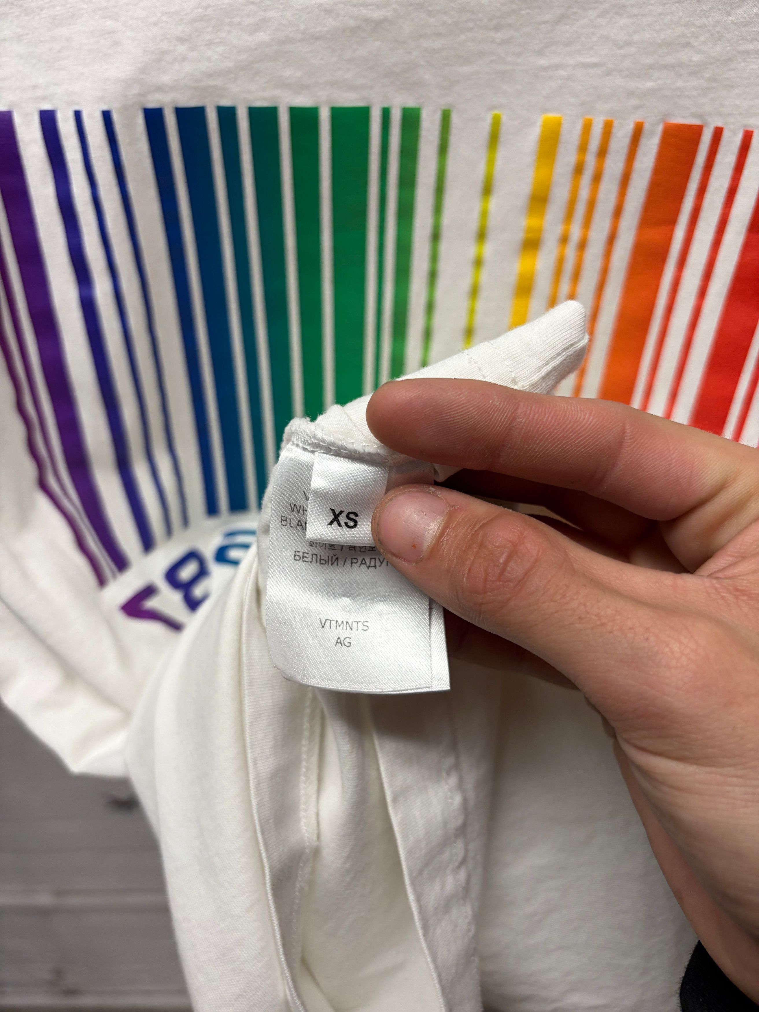 Vetements Vetements ‘Barcode’ Logo T-Shirt Size US XS / EU 42 / 0 - 4 Thumbnail