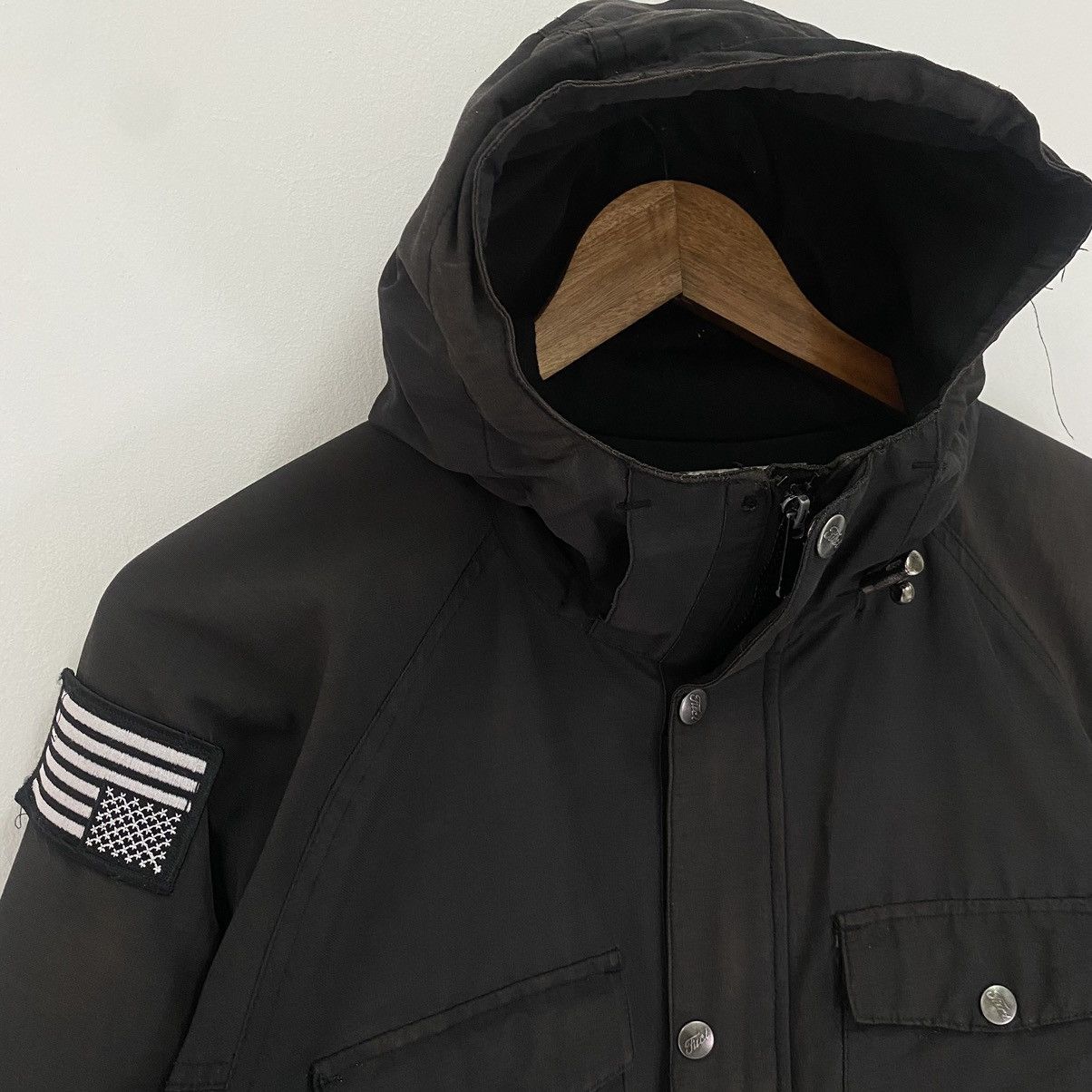 FUCT × SSDD × Vintage FUCT Ssdd USA Upside Down Flag Gorpcore StyleParka Jacket Size US S / EU 44-46 / 1 - 4 Thumbnail