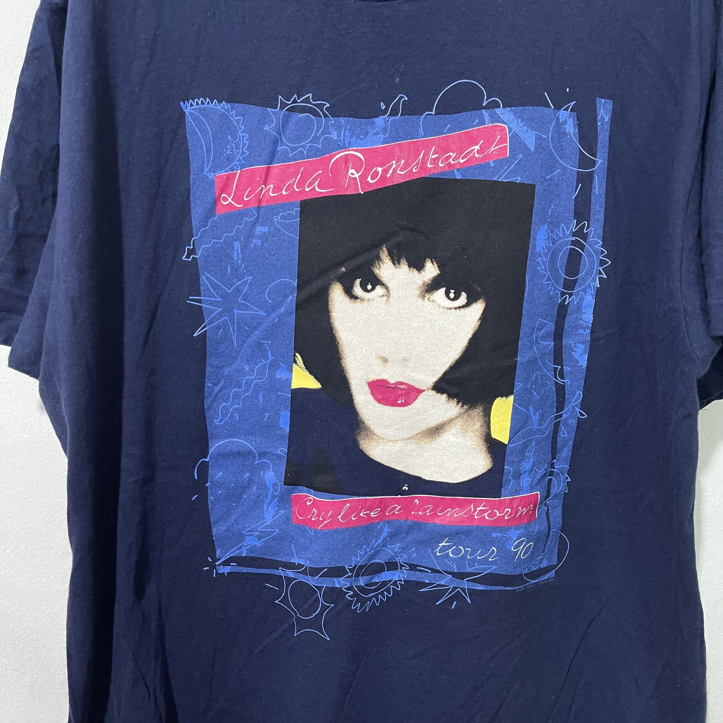Vintage Vintage 90s Linda Ronstadt Shirt Size US XL / EU 56 / 4 - 2 Thumbnail