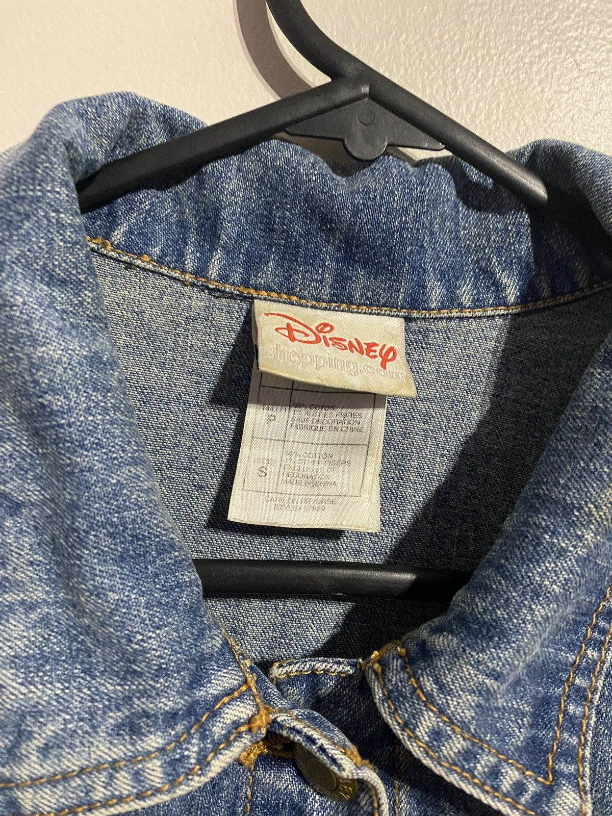 Disney × Vintage Vintage 90’s/Y2K Offical Disney X Tinkerbell denim jacket Size M / US 6-8 / IT 42-44 - 5 Thumbnail