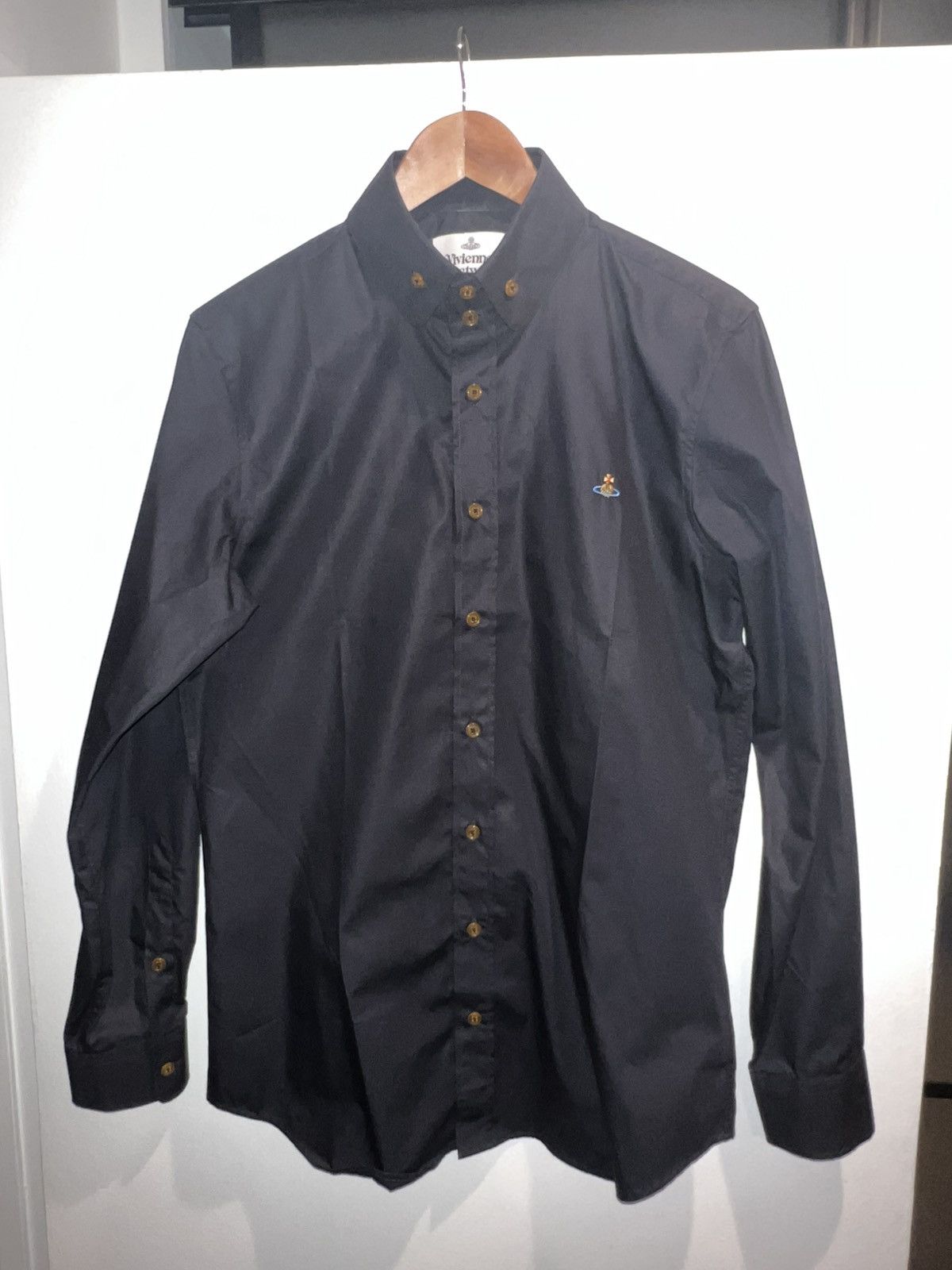 Vivienne Westwood Vivienne Westwood Two Button Krall Shirt Black size 48 Size US M / EU 48-50 / 2 - 1 Thumbnail