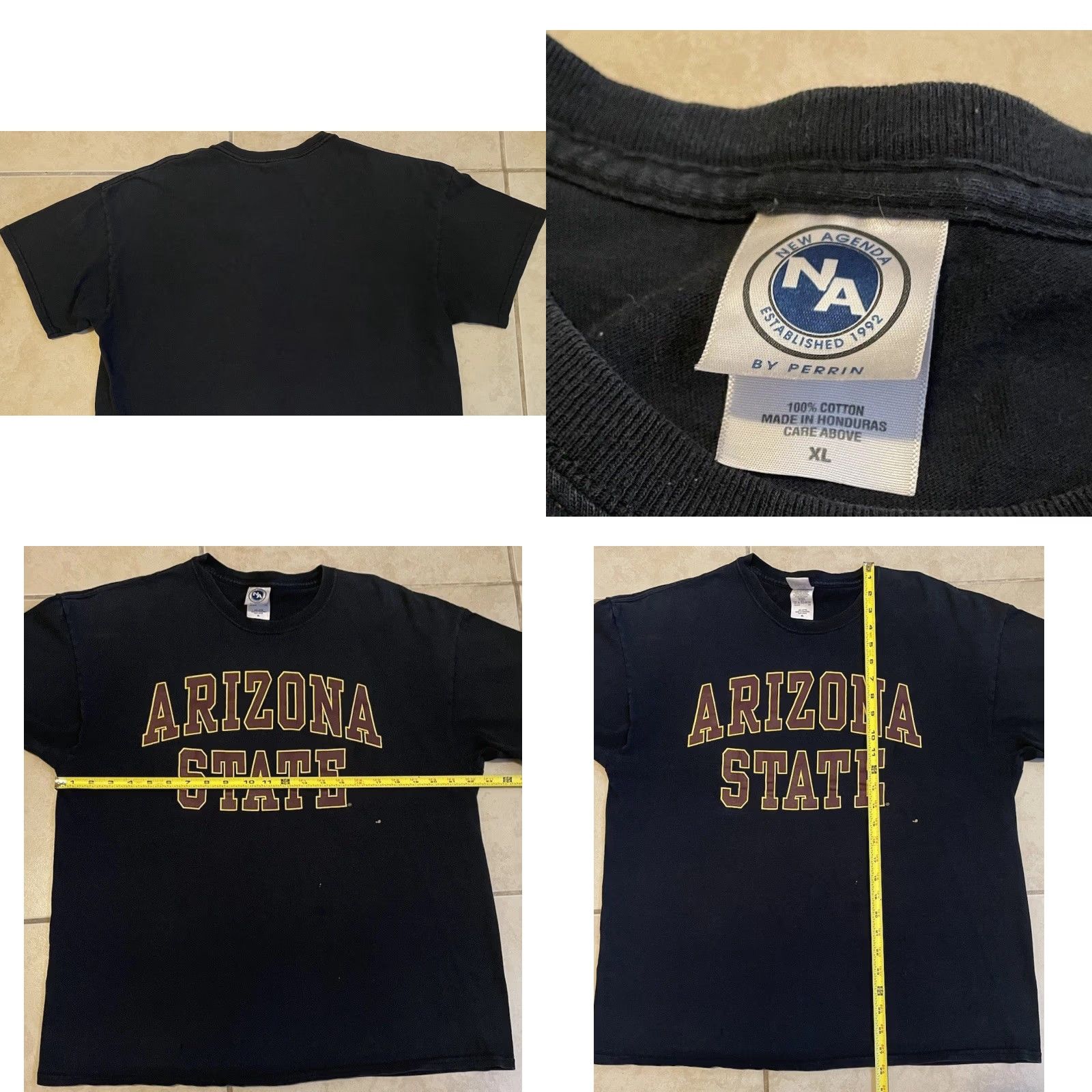 Vintage Vtg ASU Arizona State Faded Distress Shirt M L Sun Devils College PE Grunge 90s Size US M / EU 48-50 / 2 - 8 Thumbnail