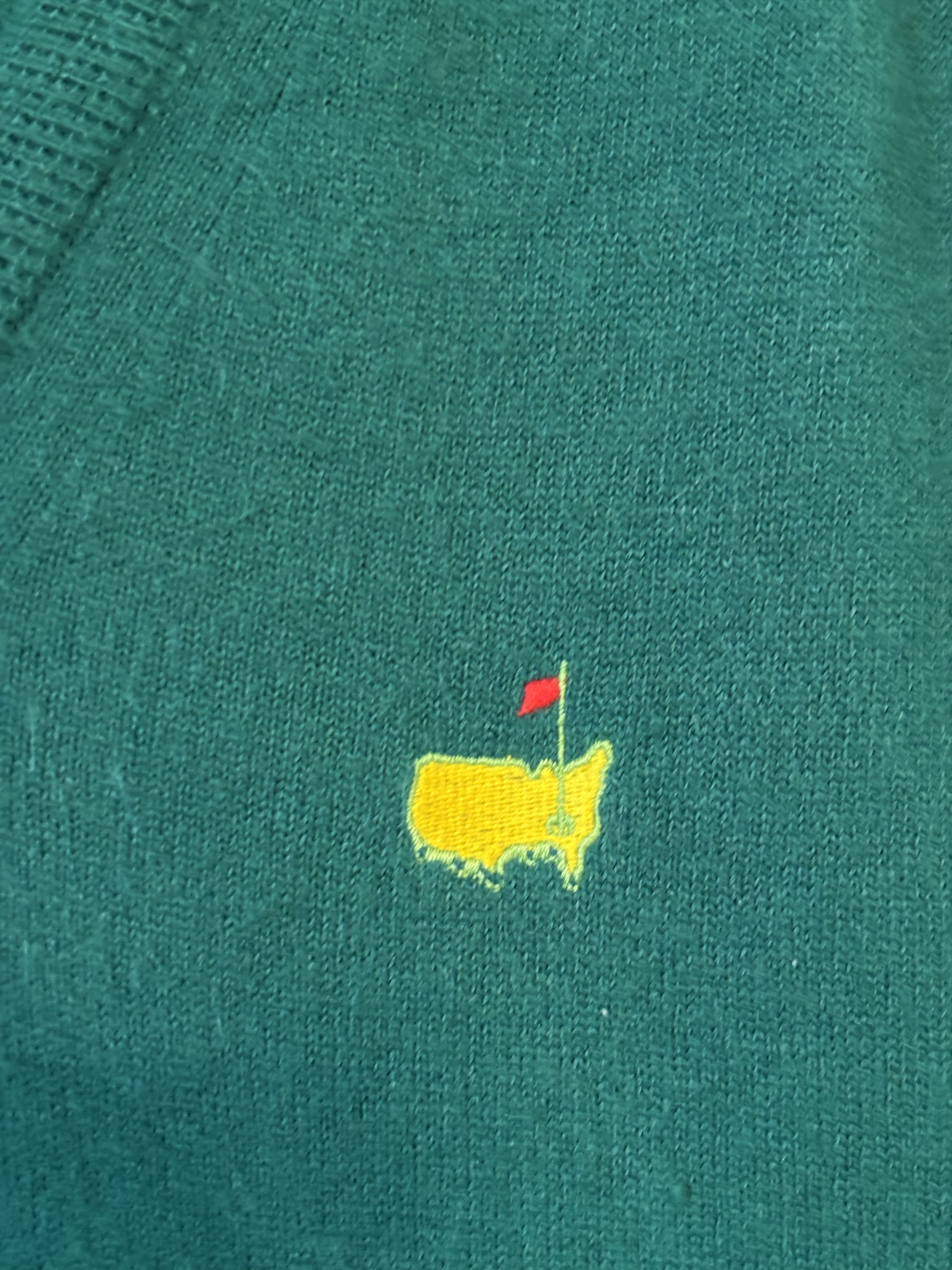 The Masters The Masters Augusta National Green V-Neck Sweater Medium USA Size US M / EU 48-50 / 2 - 2 Thumbnail