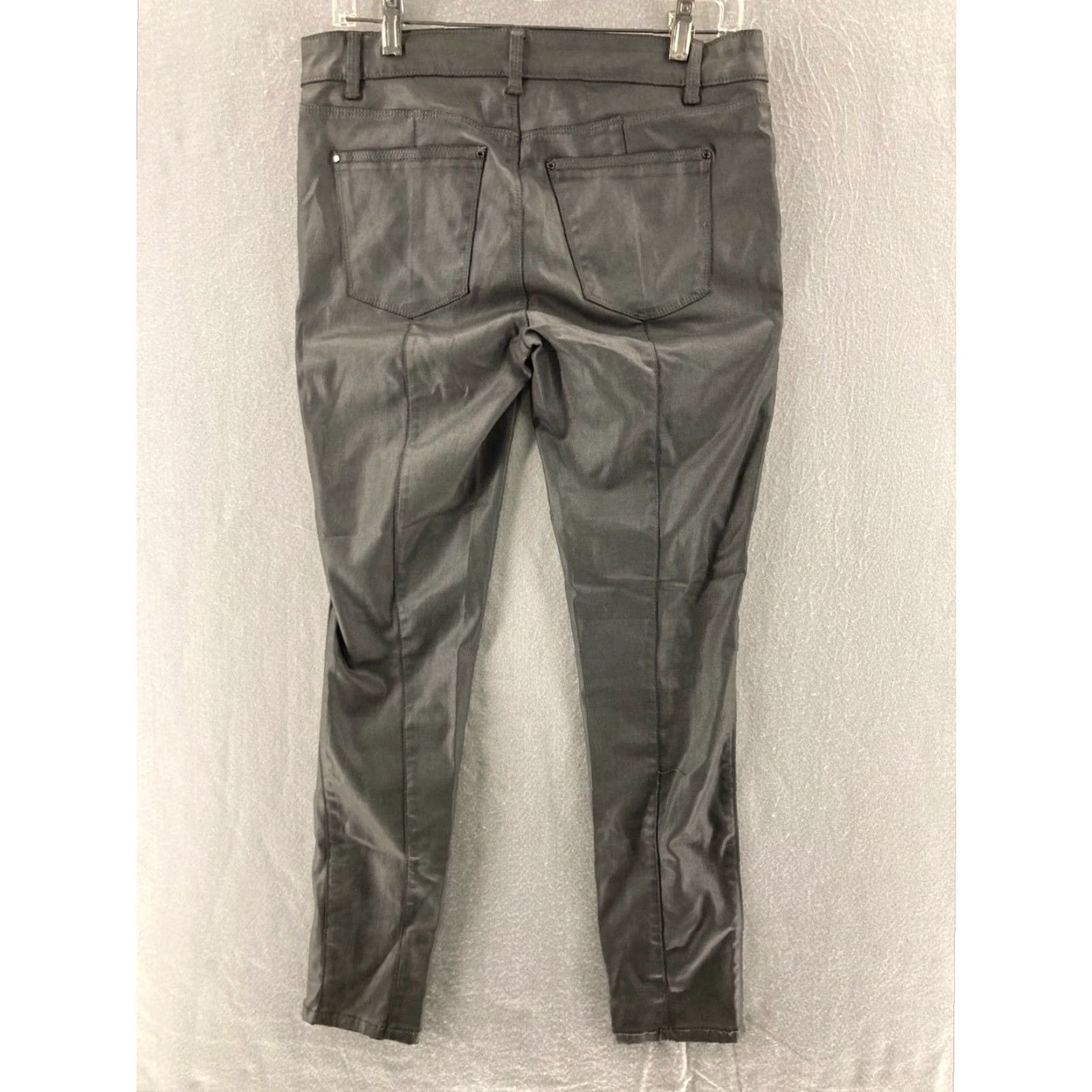White House Black Market White House Black Market Womens Pants The Skinny Coated Modal Blend 6 XL Size 28" / US 6 / IT 42 - 7 Thumbnail