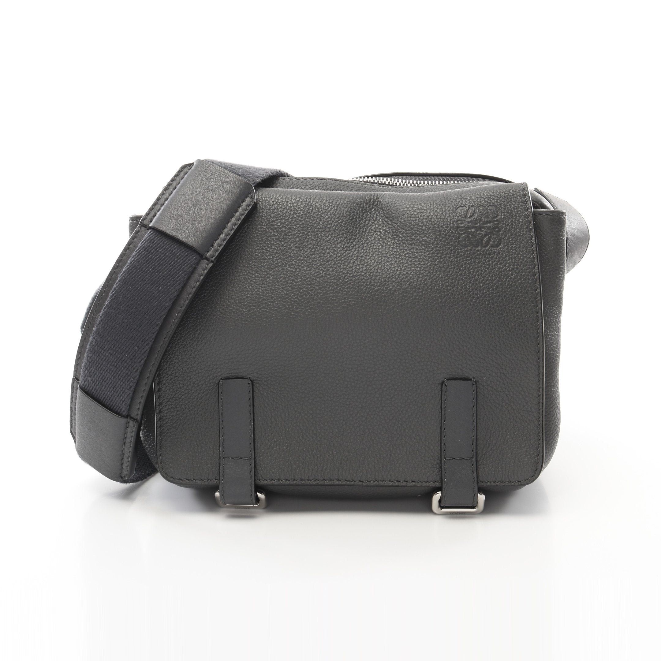 Loewe Loewe Military Messenger Bag Xs Shoulder Leather Gray Size ONE SIZE - 1 Thumbnail