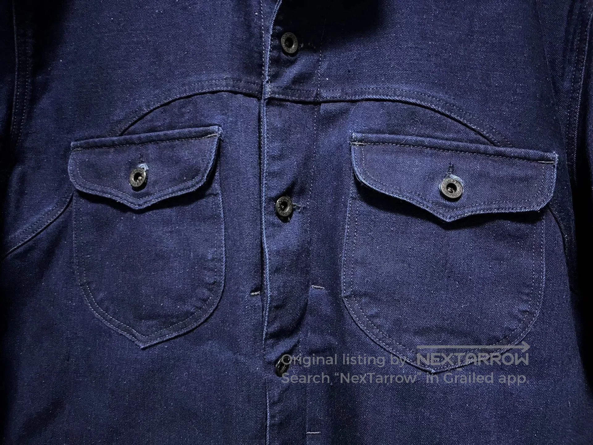 Rising Sun & Co. RISING SUN Indigo Denim Jacket. Size US M / EU 48-50 / 2 - 7 Thumbnail