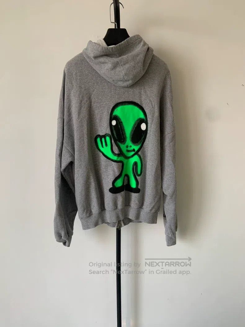 Balenciaga Balenciaga Hooded Zip-Up Long Sleeve Sweatshirt Size US S / EU 44-46 / 1 - 1 Thumbnail