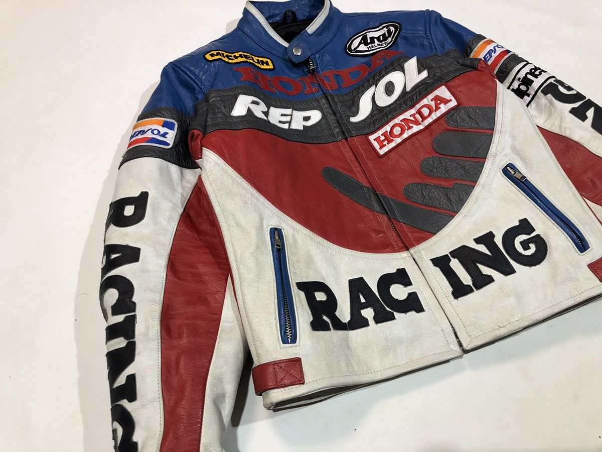 Dainese × Ferrari × Honda Honda Motorcycle leather jacket Racing Vintage Size US M / EU 48-50 / 2 - 10 Thumbnail